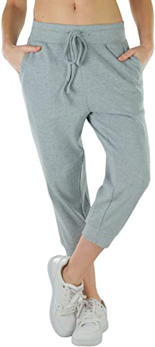 Capri Length - Heather Grey