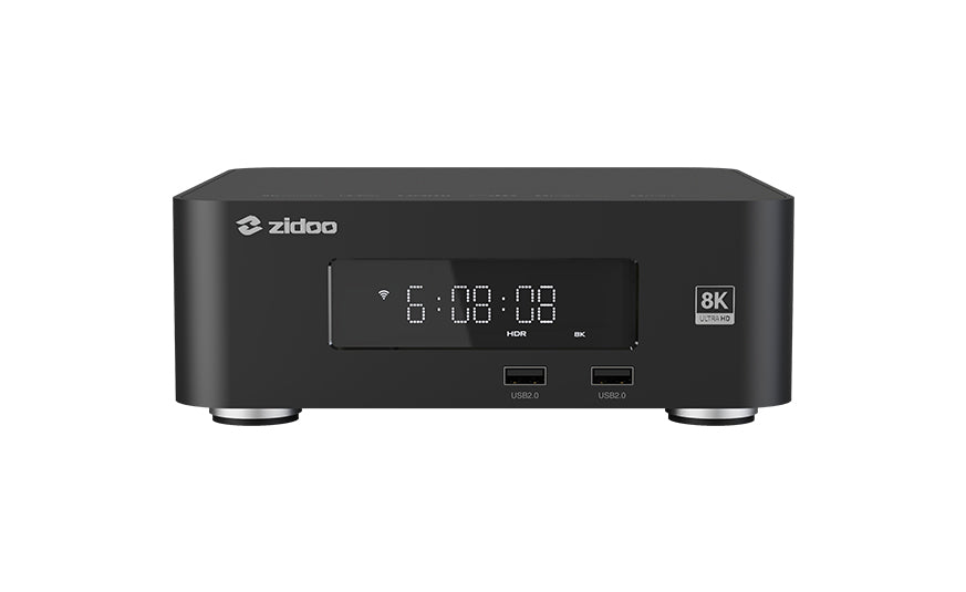 Zidoo Z30 Pro 8K Ultra HD Media Player - 4K HDR10+ Dolby Vision Streaming Device with Android TV for Home Theater & Entertainment System