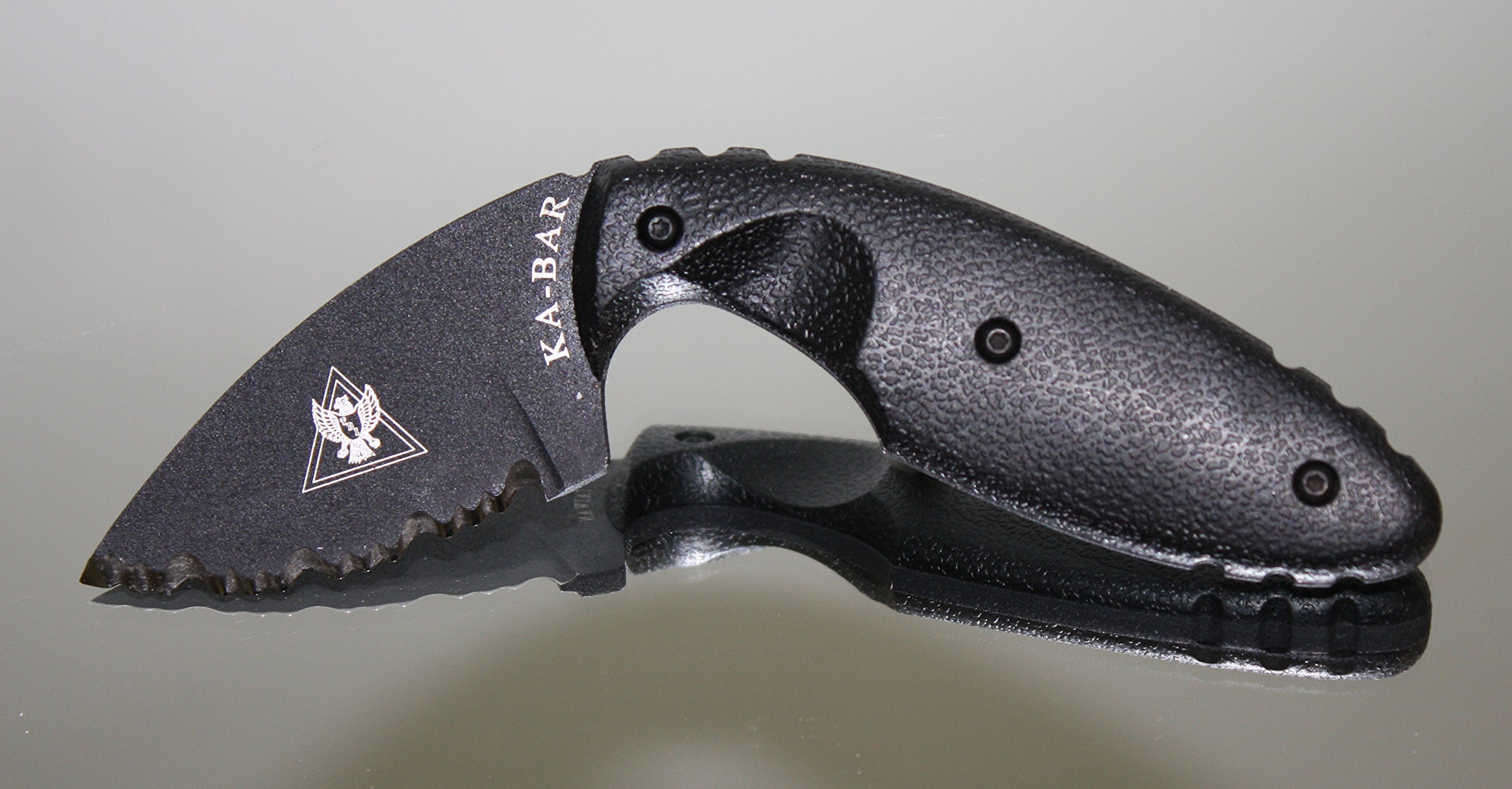 Tactical Serrated TDI Law Enforcement Knife - High-Performance Self-Defense Tool for Police, Military & Outdoor Survival
