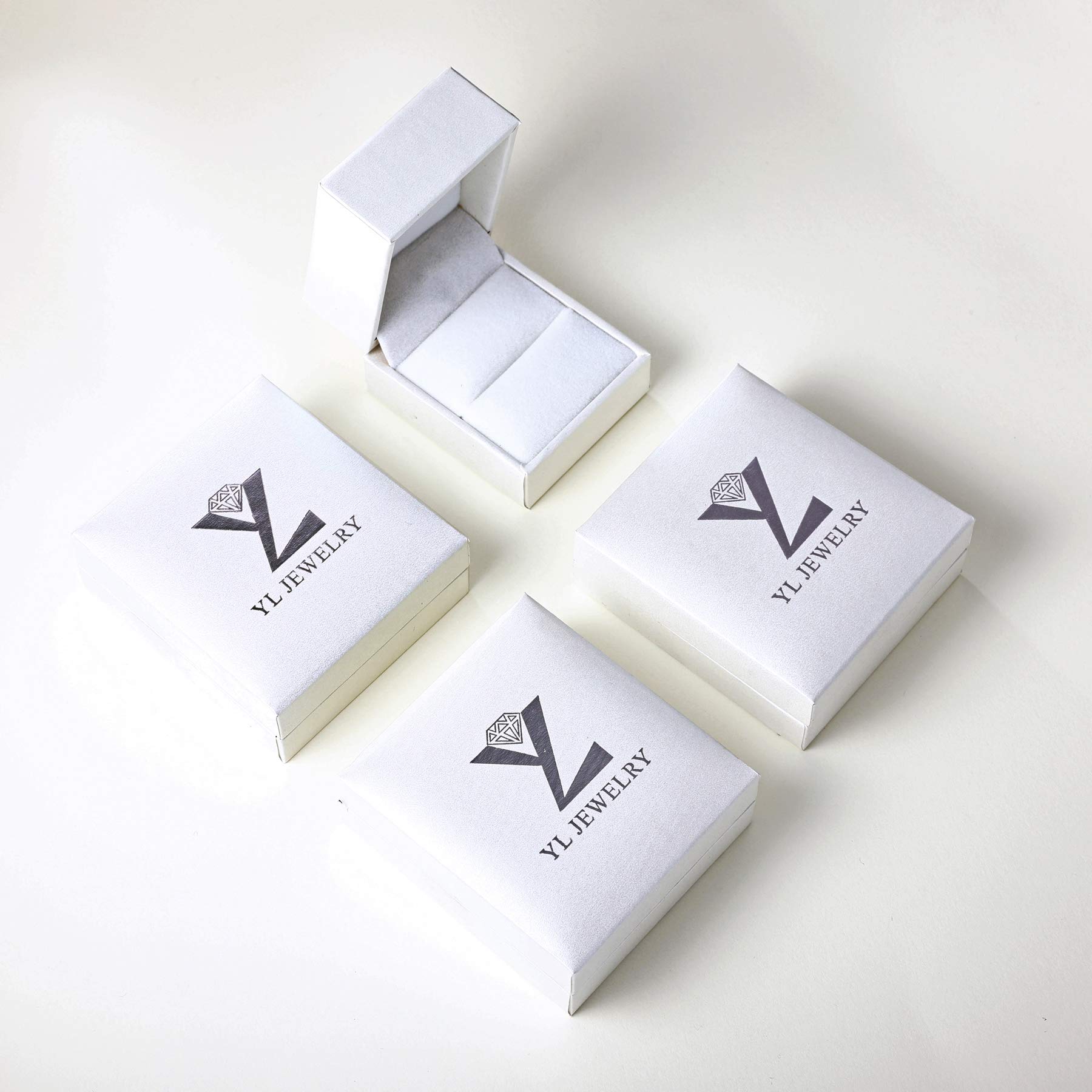 YL Sunflower Rings 925 Sterling Silver Infinity Rings with Cubic Zirconia - Dainty Flower Jewelry for Women - Perfect for Everyday Wear, Gift Giving & Special Occasions