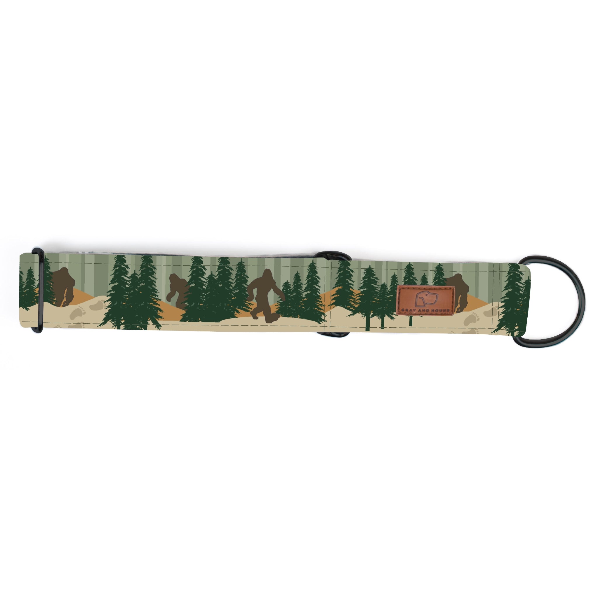 Bigfoot Dog Collar - Durable Nylon Pet Collar with Adjustable Buckle for Medium & Large Dogs - Perfect for Hiking, Camping & Outdoor Adventures
