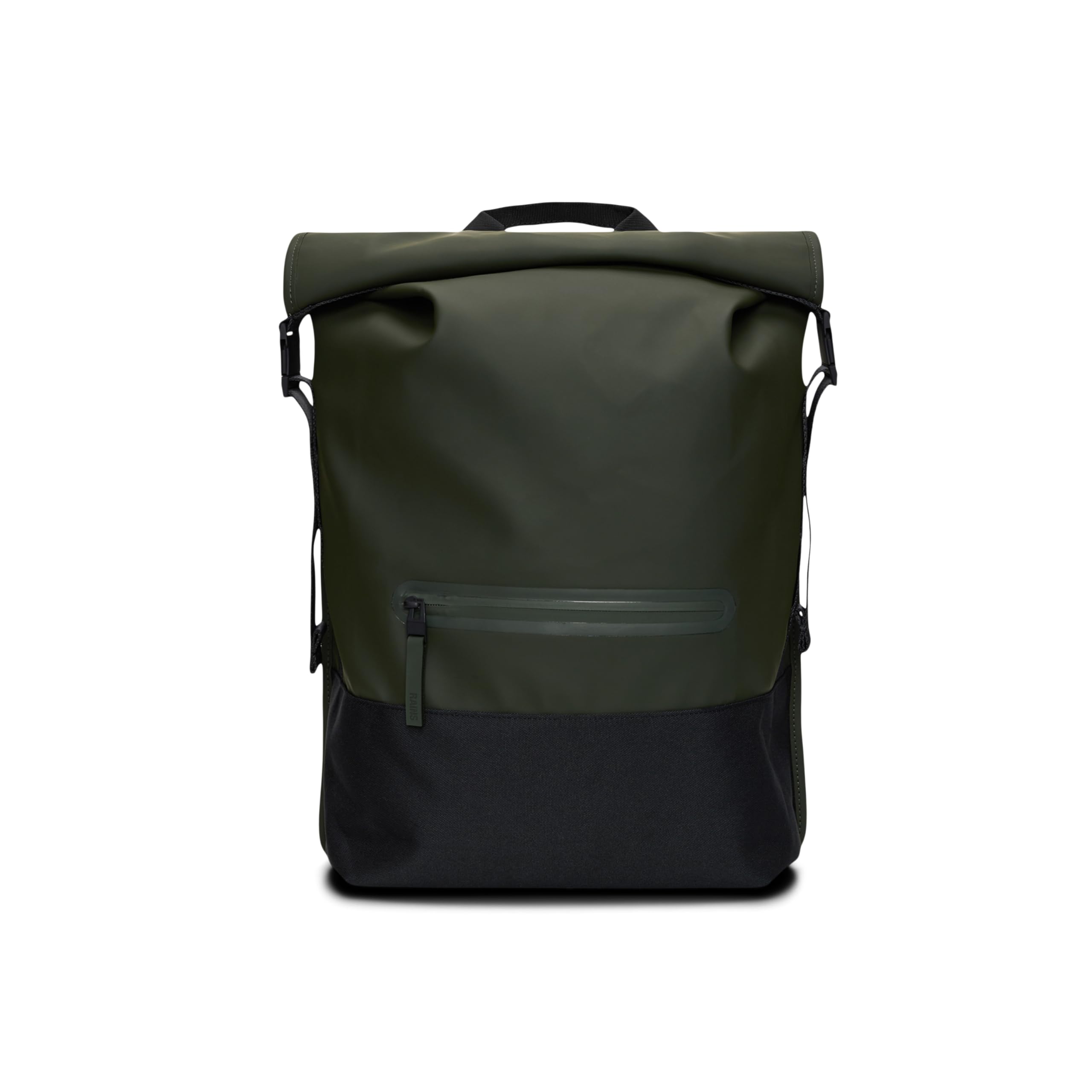 RAINS Trail Rolltop Waterproof Backpack for Men & Women - Lightweight Hiking Daypack, Commuter Laptop Backpack (Olive Green) - Perfect for Outdoor Adventures, Travel & Daily Use