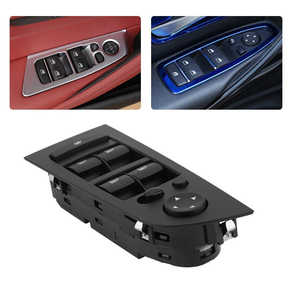 Aramox Universal Car Power Window Control Switch - Compatible with BMW E90 E91 318i 320i (2005-2012) - Electric Master Power Push Button for Smooth Window Operation - Perfect for Daily Commute & Road Trips