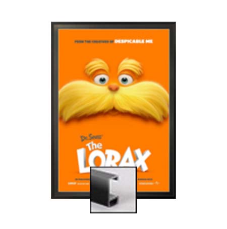 22x34 Metal Frame Movie Poster Display Swing Frames - Durable & Adjustable for Home Theater, Cinema, and Collectible Poster Display