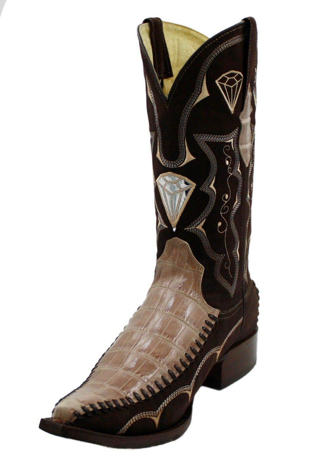 Dona Michi Men's Western Cowboy Boots - Stylish & Durable Leather Boots for Rodeo, Country Music Festivals & Casual Wear