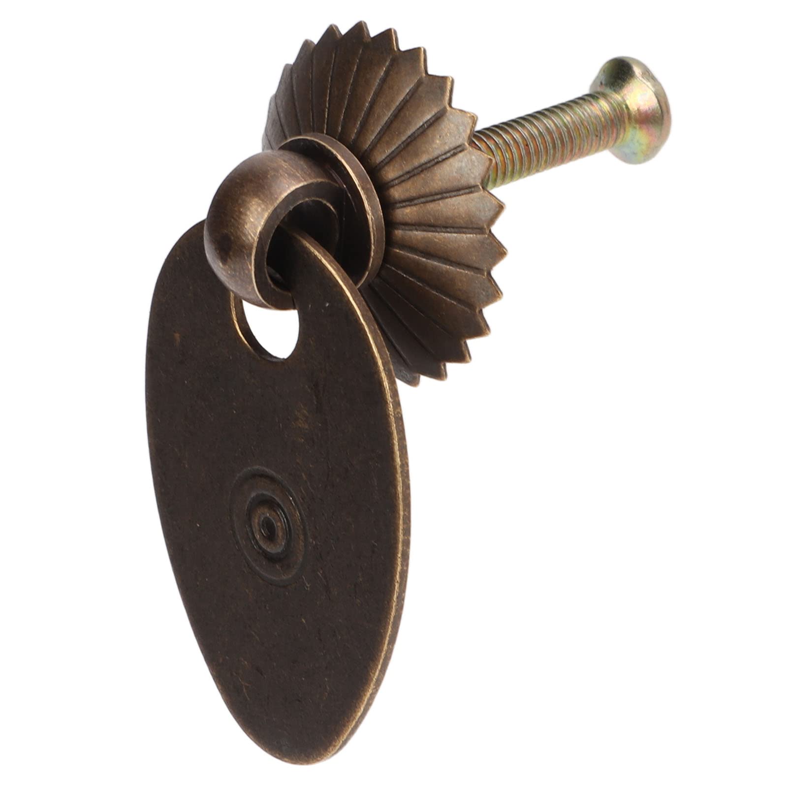 Vintage Melon Seed Drawer Pulls - Antique Rustproof Cabinet Handles with Screws for Jewelry Box, Gift Box & Home Decor - Perfect for Bedroom, Kitchen & Bathroom Cabinets