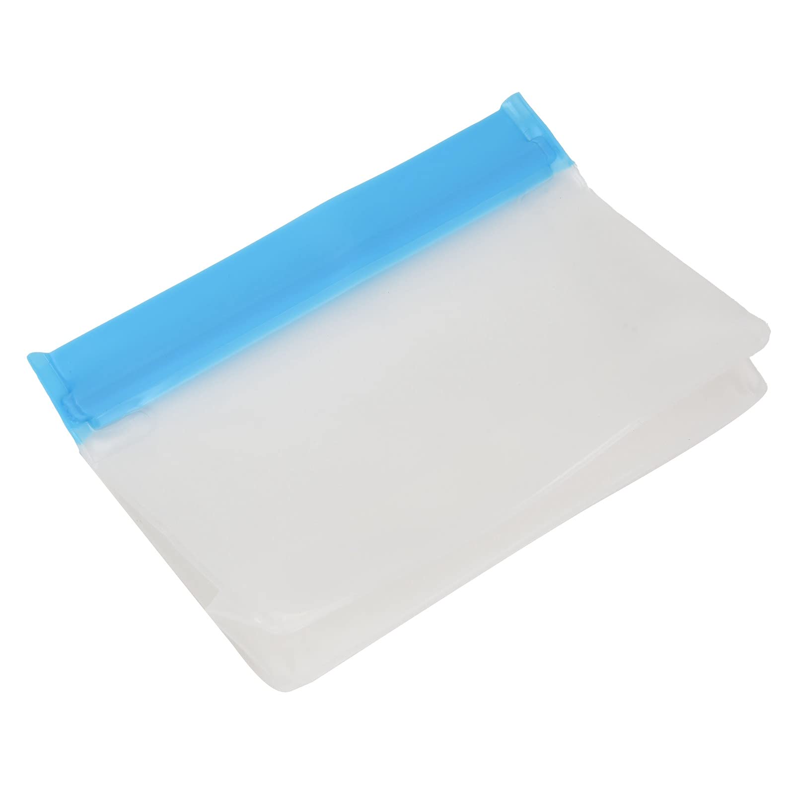 PEVA Storage Bags - Translucent Sealed Organizer for Home, Kitchen & Travel | Safe Reusable Food Bags for Snacks, Clothes & Accessories | Blue Trumpet Design
