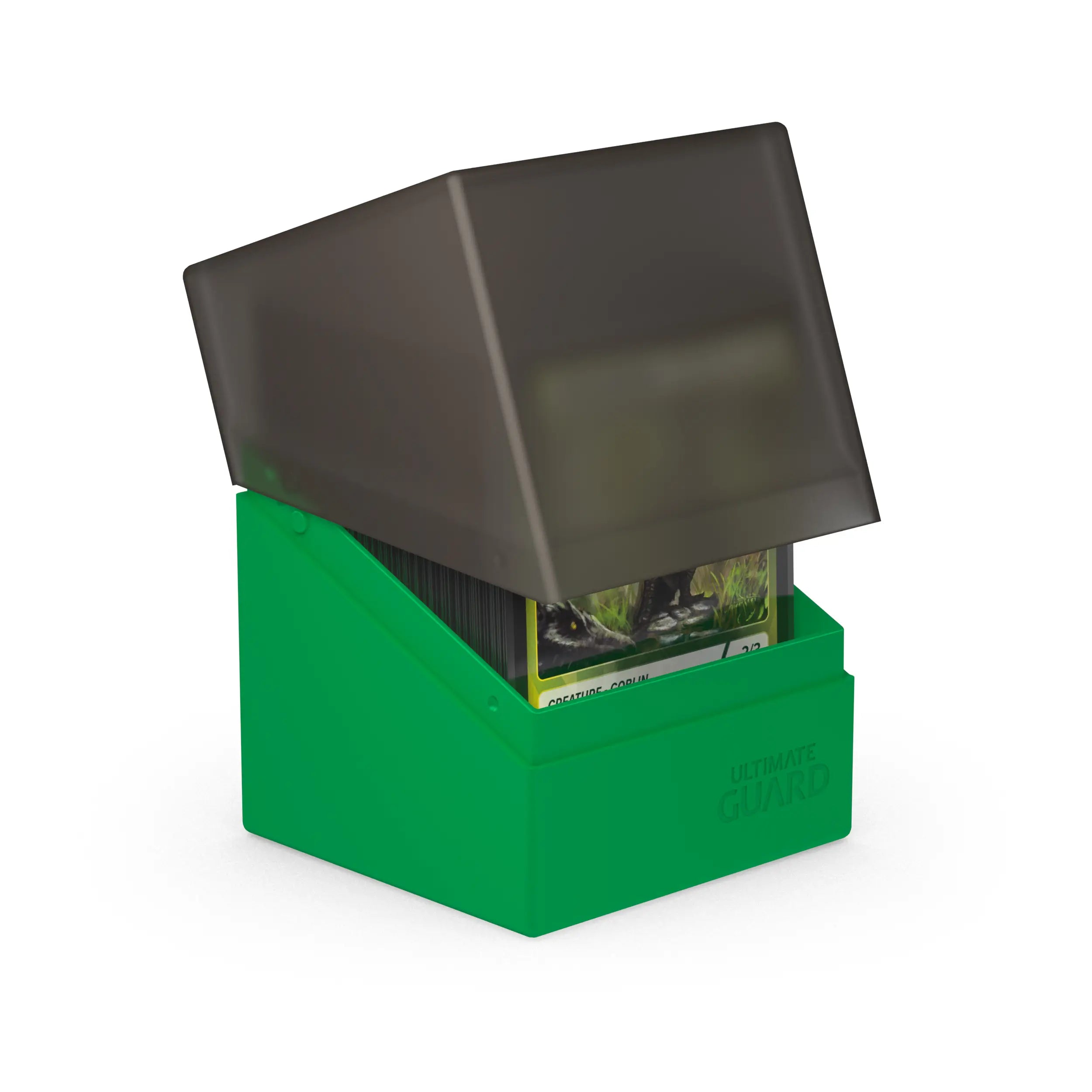 Boulder 100+ Deck Box - Synergy Black/Green - Premium Storage for Magic: The Gathering & Trading Cards - Perfect for Gamers & Collectors