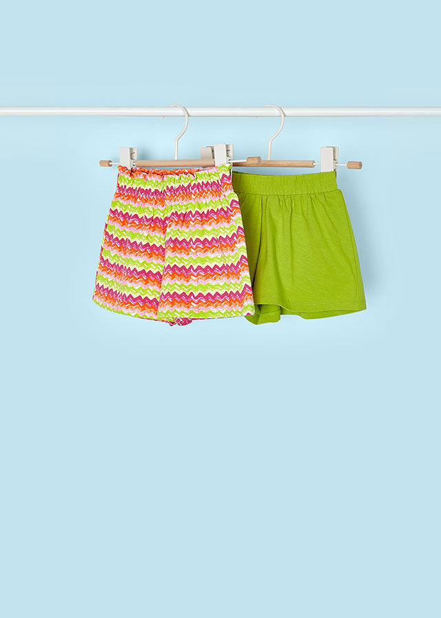 Kiwi Girls' Basic Knit Shorts - Soft Cotton Casual Summer Shorts for Kids | Perfect for Playdates, Beach Trips & Everyday Wear