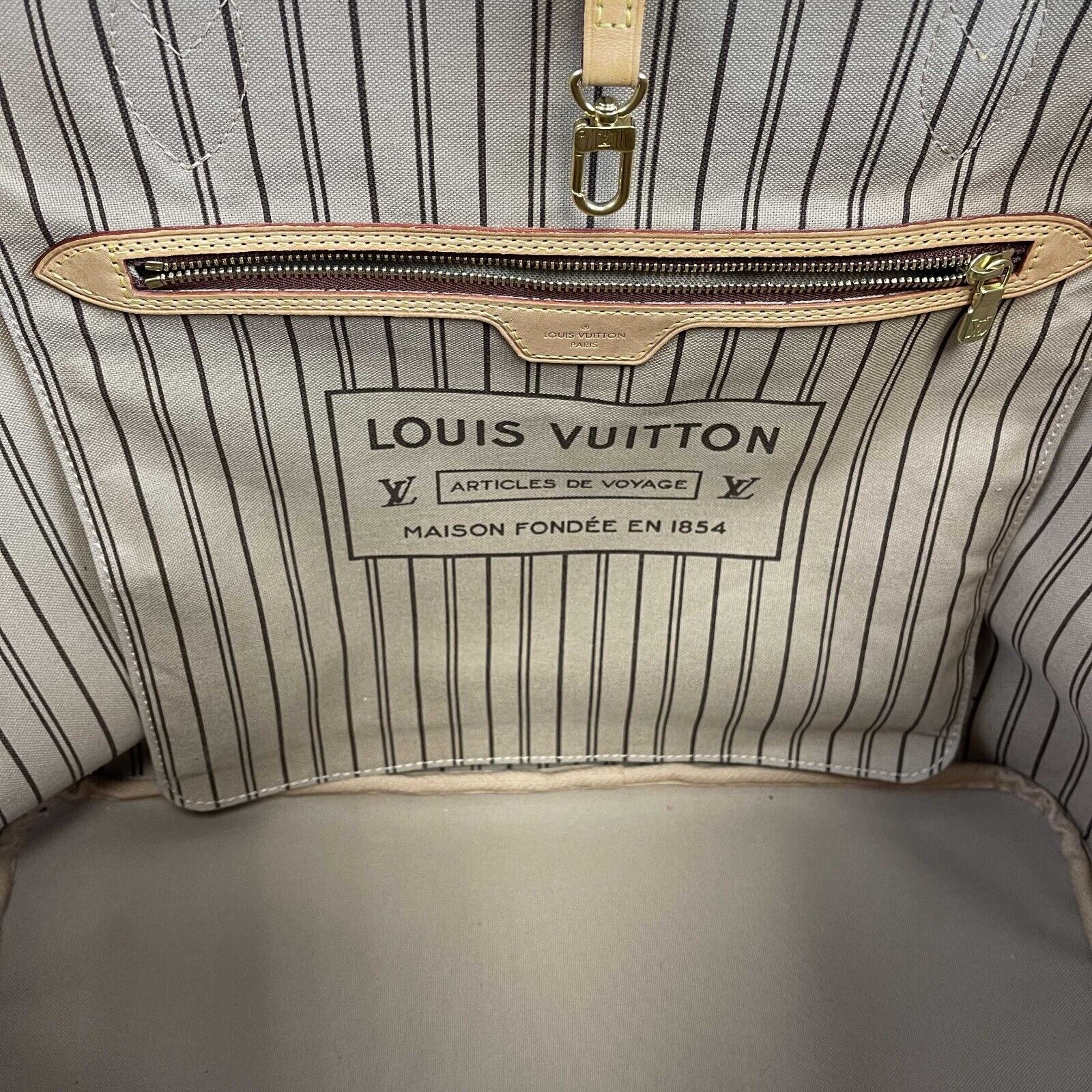 Authentic Louis Vuitton Neverfull GM Monogram Canvas Tote Bag with Pouch - Brown Luxury Shoulder Bag for Women | Perfect for Work, Travel & Everyday Use