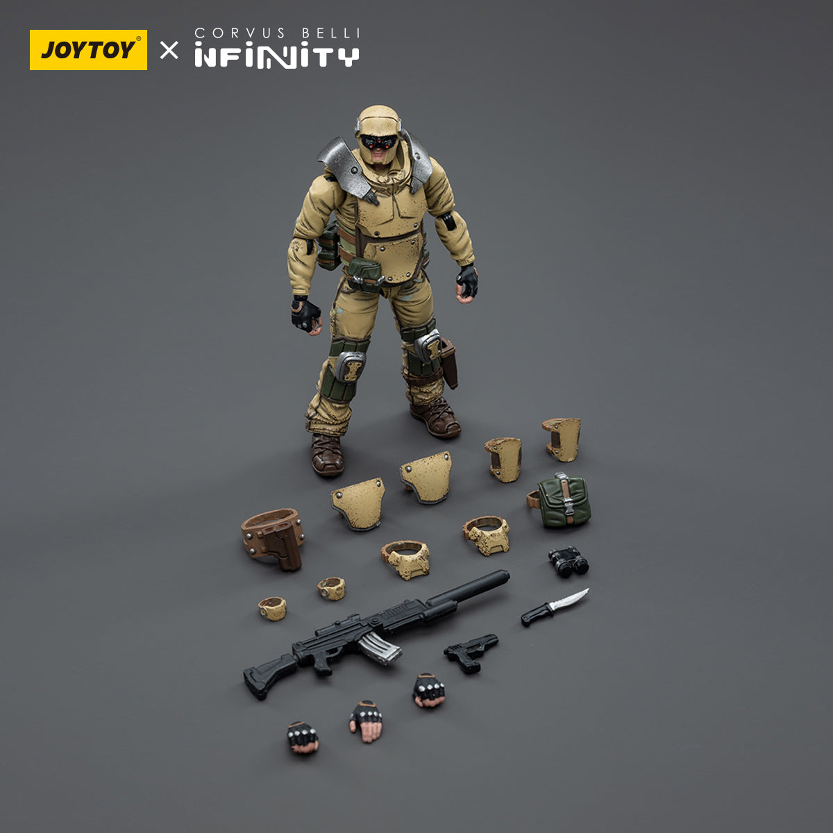 1/18 JOYTOY 3.75 Inch Military Action Figure Set - Infinity Ariadna Marauders 5307th Range Pack (4pcs) with Heavy S Ratnik | Collectible Miniature Soldiers for War Gaming & Display | Perfect for Tabletop Battles, Diorama Scenes, and Action Figure Collections