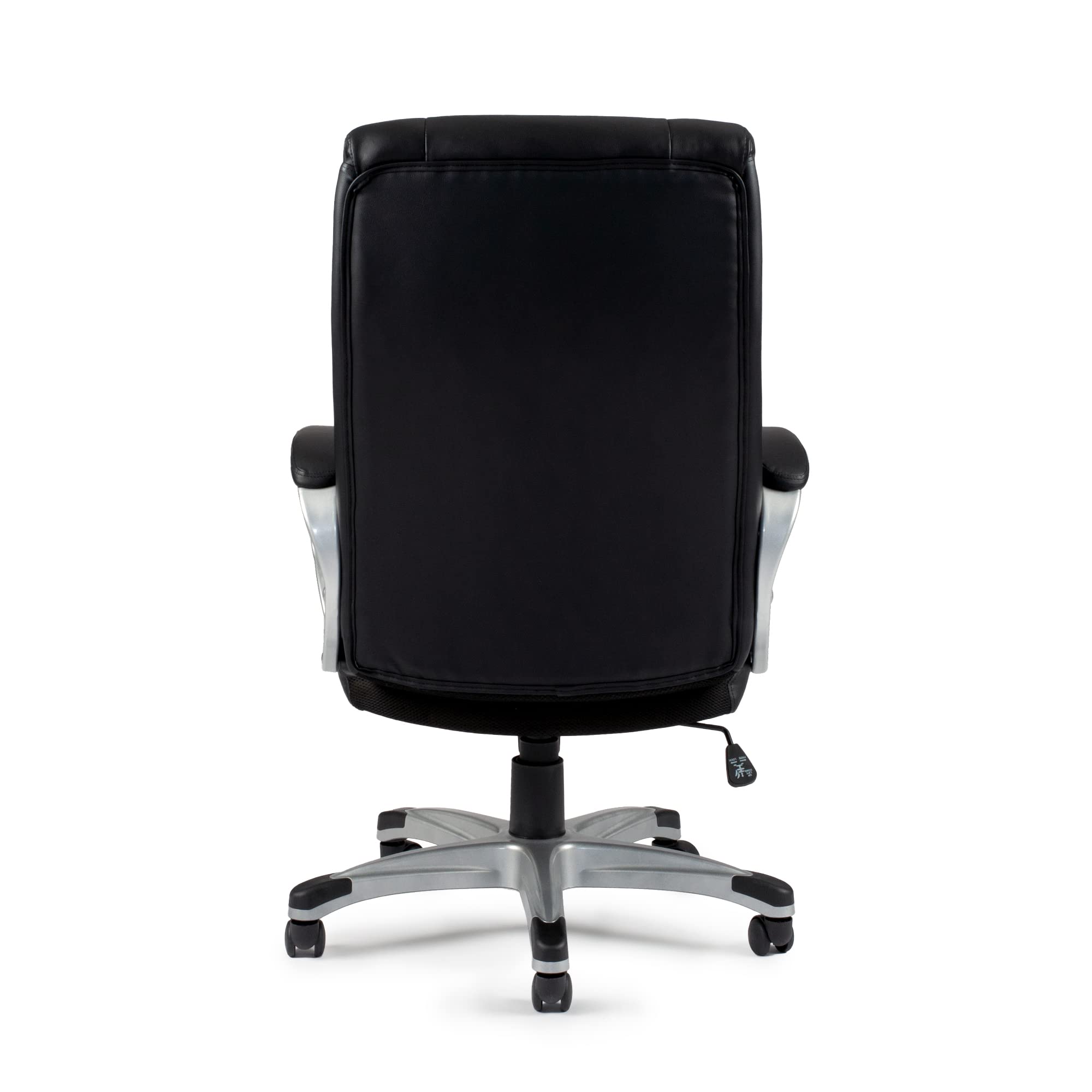 Poundex Black Ultra Comfort Office Chair - Ergonomic Adjustable Swivel Task Chair for Home & Office Workspace