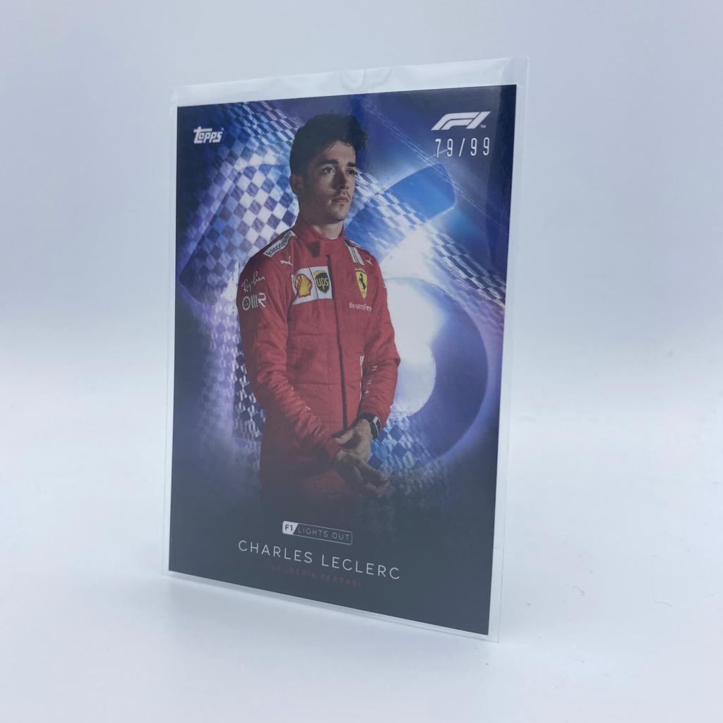 99 Charles Leclerc F1 Racing Drivers Trading Card - Blue Parallel Edition - Perfect for Collectors, Fans & Sports Memorabilia Enthusiasts