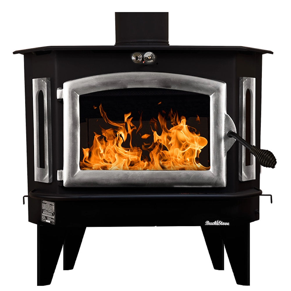 Buck Stove Model 91 Extra Large Catalytic Wood Stove for Home Heating - Efficient Fireplace Insert for Cabins, RV & Outdoor Living Spaces