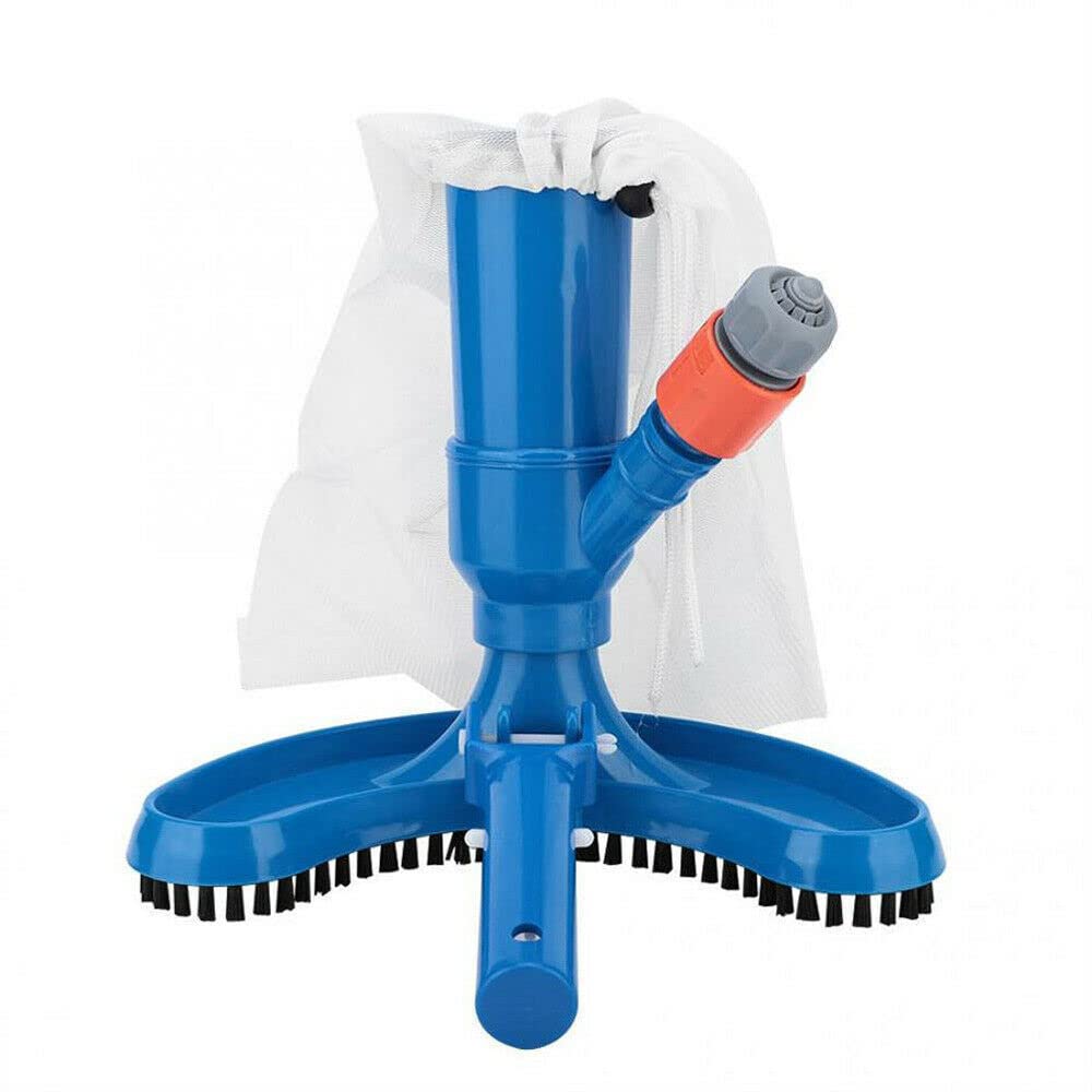 Pool & Spa Fountain Vacuum Brush Cleaner Kit - Heavy Duty Cleaning Tool for Swimming Pools, Hot Tubs, and Garden Ponds | Ideal for Removing Algae, Debris, and Dirt
