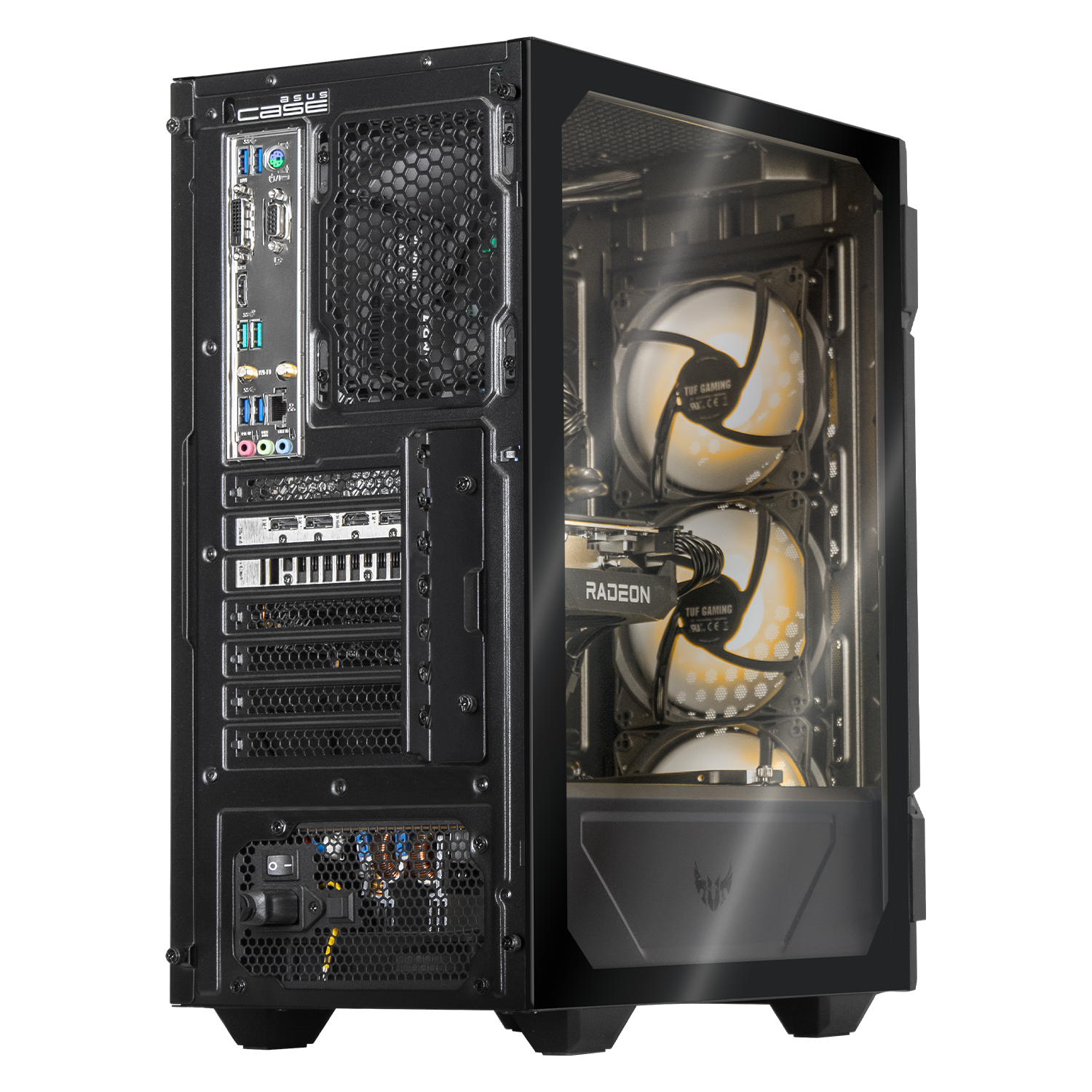 Xtreme PC Gaming Desktop - AMD Ryzen 7 5700G, Radeon RX 7600, 32GB RAM, 1TB SSD + 4TB HDD, 27