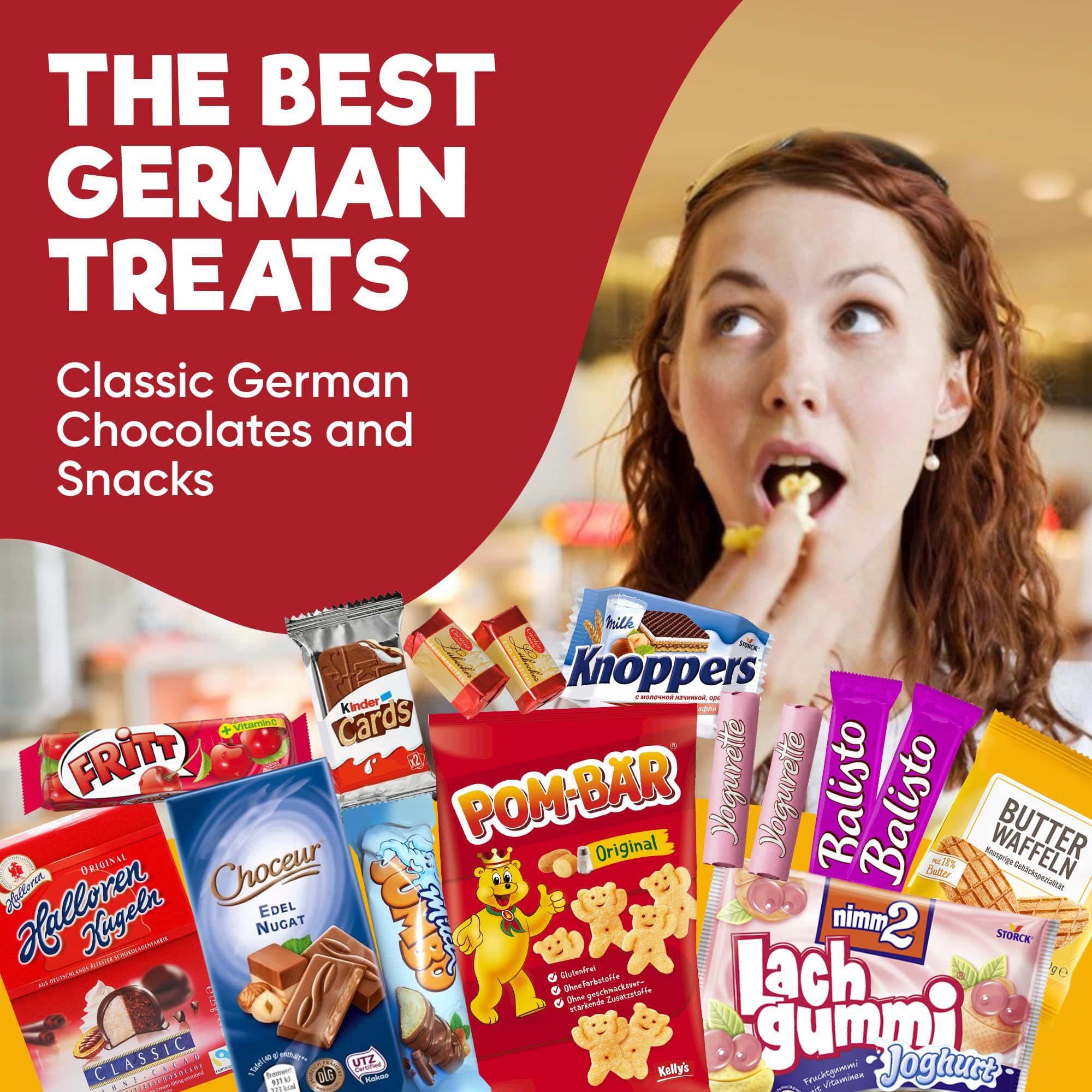 Authentic German Snacks & Candy - Premium European Chocolates, Sweets & Treats for Gifting, Parties & Home Enjoyment