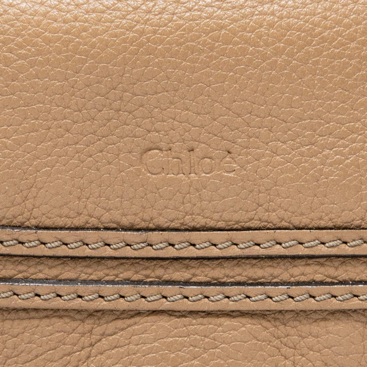 Chloe Brown Medium Marcie Crossbody Bag - Stylish Leather Shoulder Purse for Women, Perfect for Work, Travel & Everyday Use