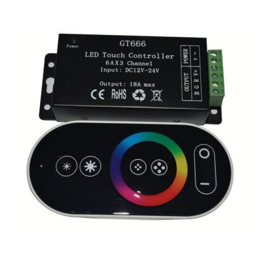 GT666 Touch & LED Controller for Smart Home Lighting - Perfect for Bedroom, Living Room, and Party Decorations