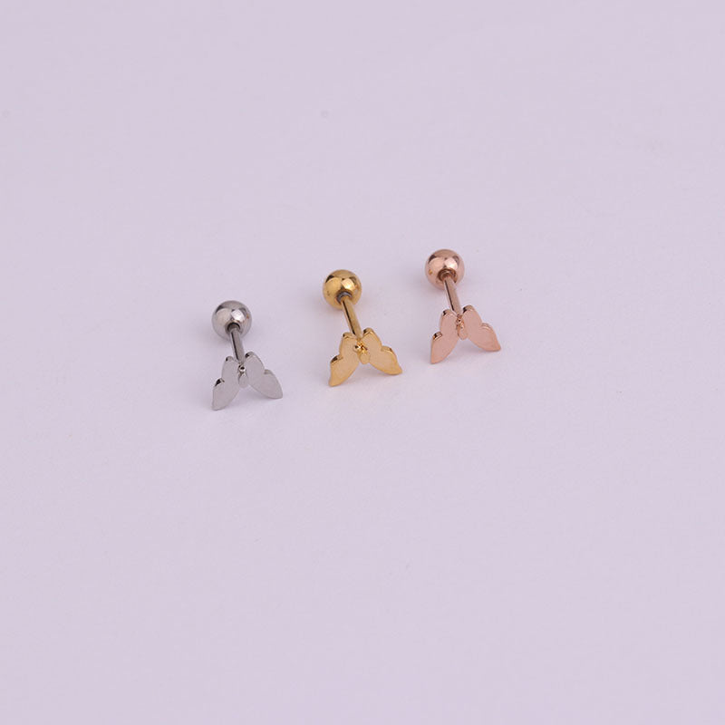 20G Sleeper Cartilage Stud Earrings - Stainless Steel Tiny Hoop Earrings for Cartilage Piercing | HSPJ271 | Perfect for Everyday Wear, Gifts & Stacking with Other Jewelry