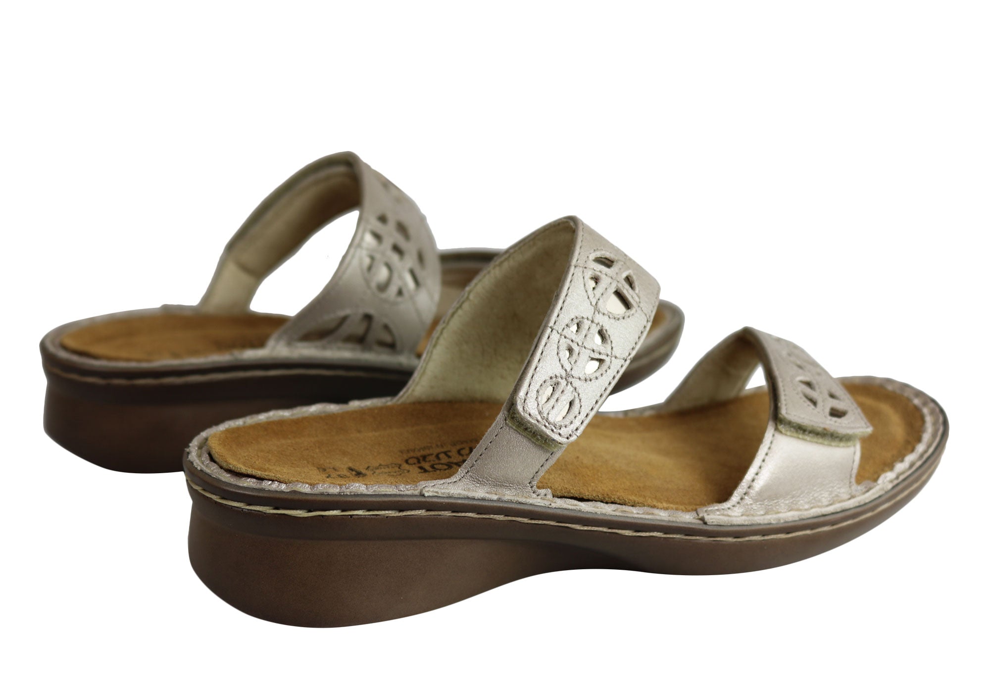 Naot Cornet Women's Comfort Wide Fit Orthotic Friendly Slide Sandals - Perfect for Walking, Travel & Summer Outfits