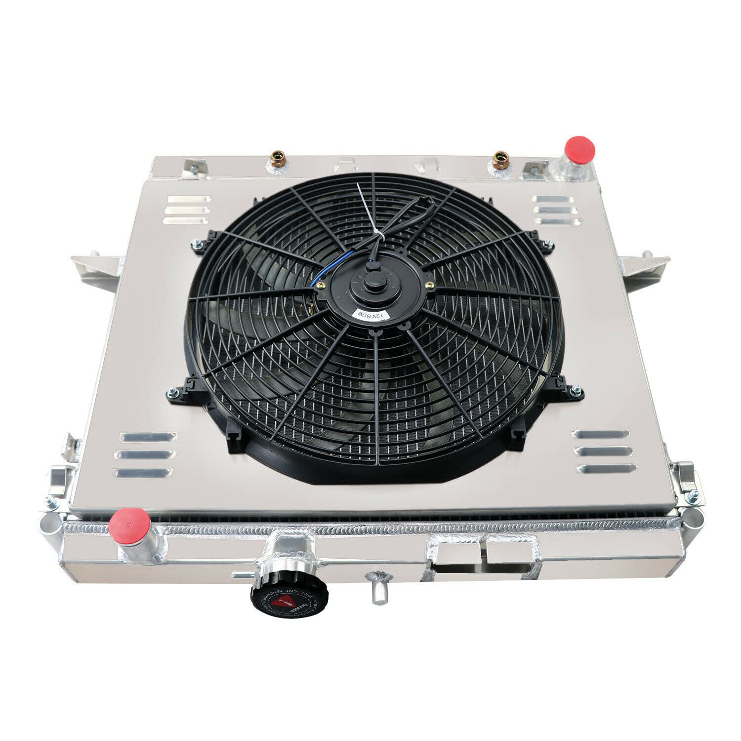 High Performance 4-Row Aluminum Radiator with 16