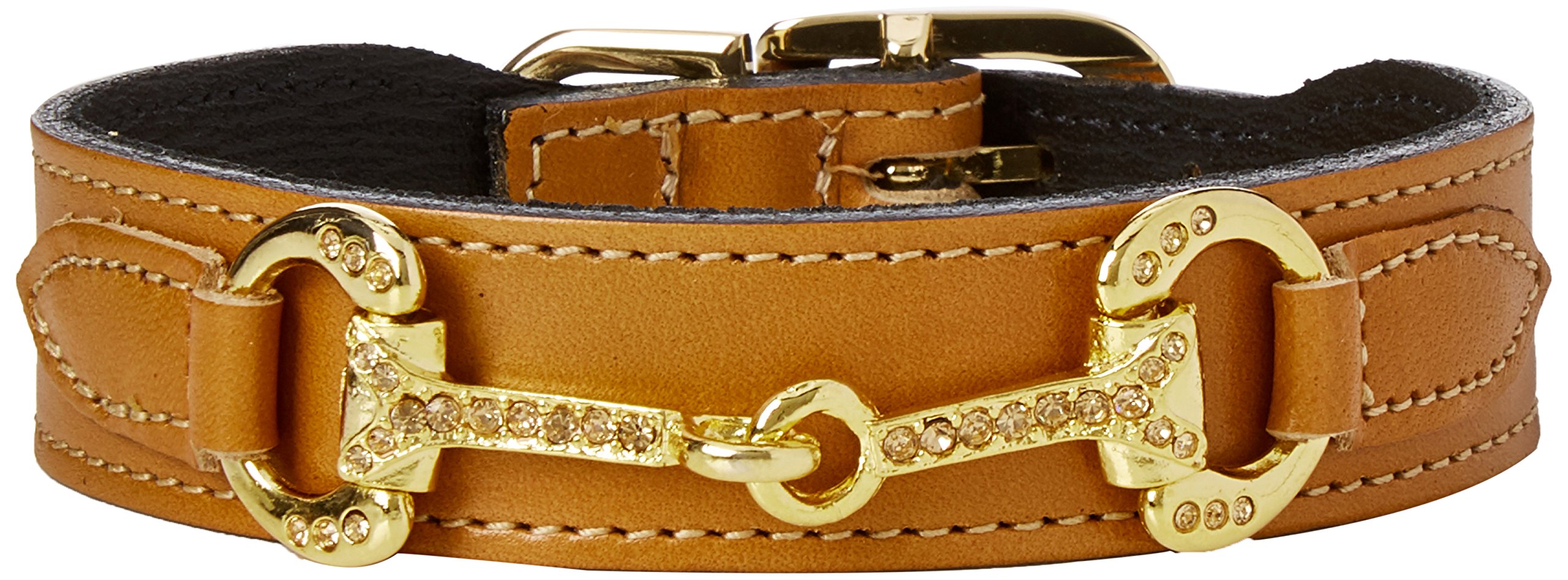 Hartman & Rose Horse and Hound Collection Dog Collar - Premium Leather Adjustable Pet Collar for Small & Large Dogs - Perfect for Walking, Training & Outdoor Adventures