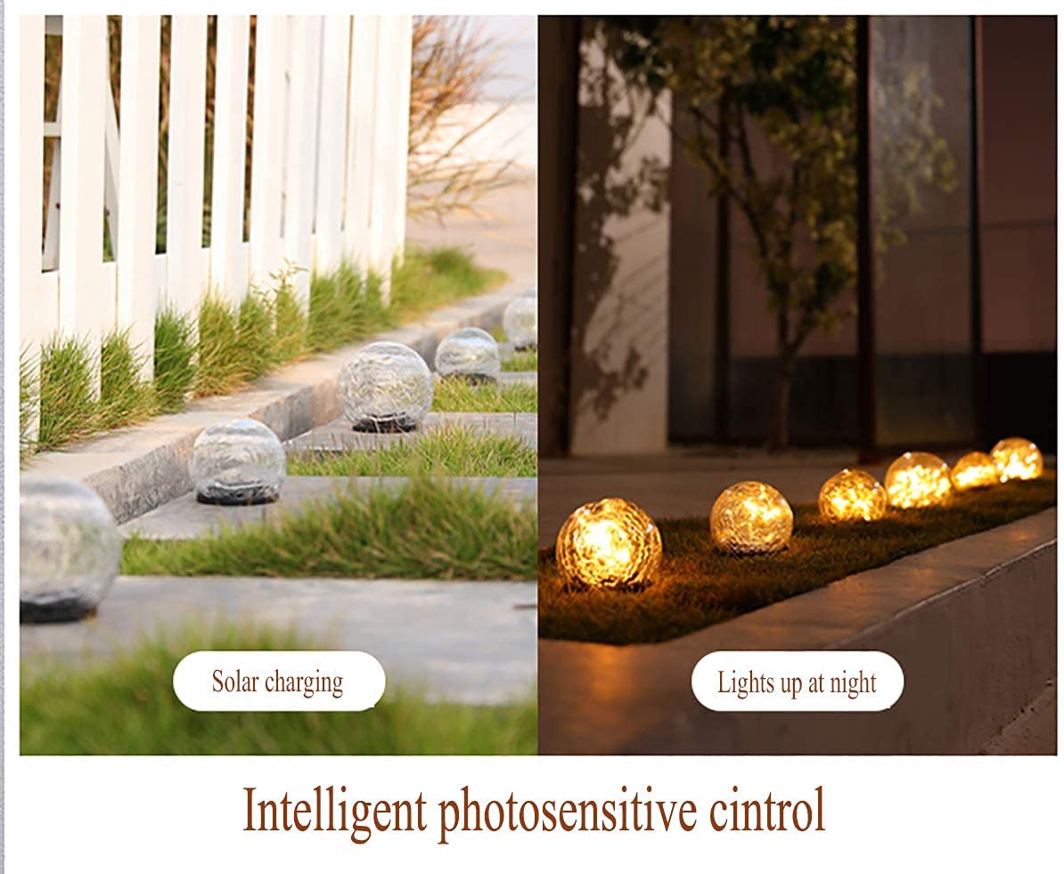 30 LED Solar Garden Lights Outdoor - 2 Pack Large 5.9