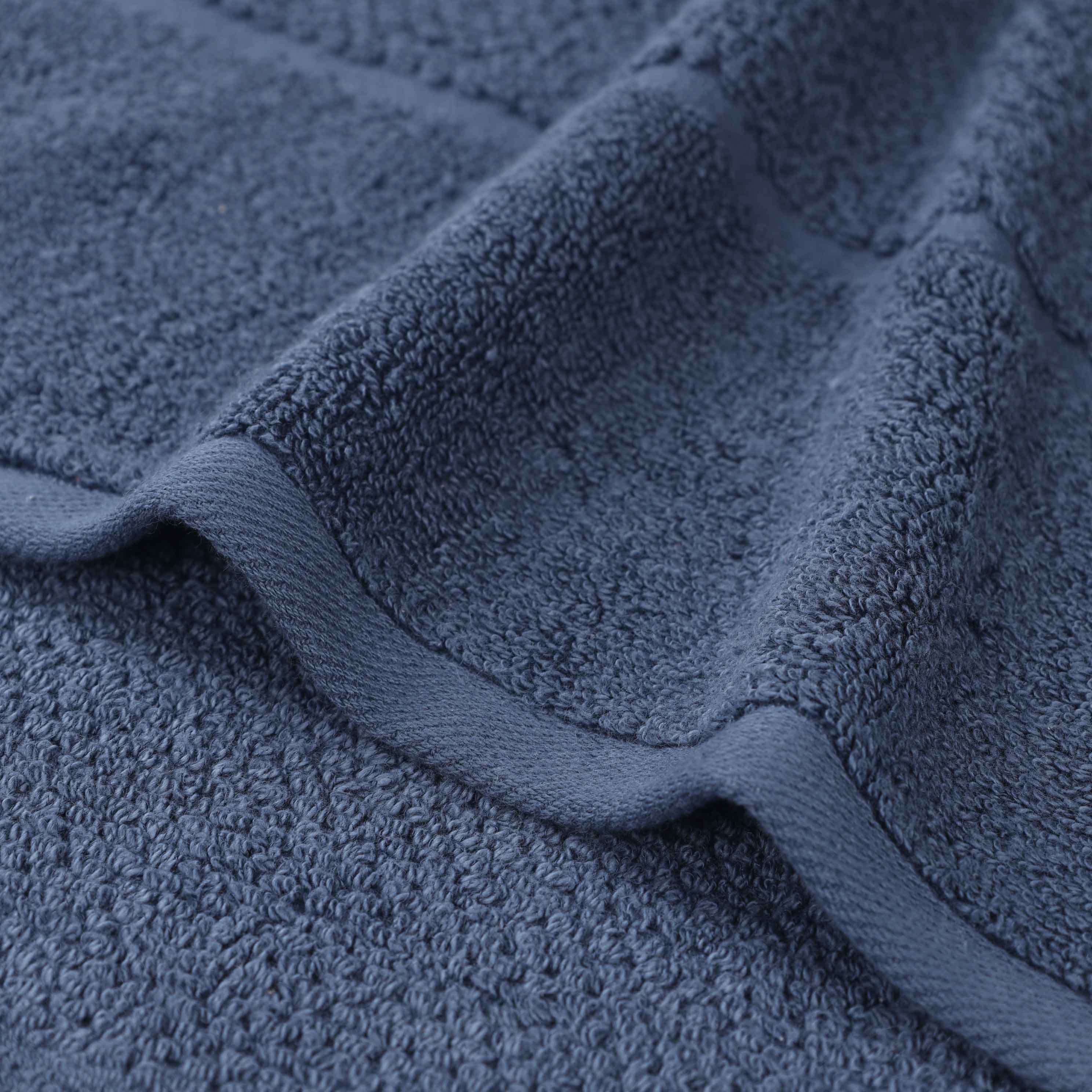 Premium Mile Smart Twist Cotton Bath Towels Set of 2 - Ultra Soft, Absorbent & Quick-Drying Luxury Bath Sheets with Broad Border - Perfect for Spa, Hotel & Home Bathroom Use