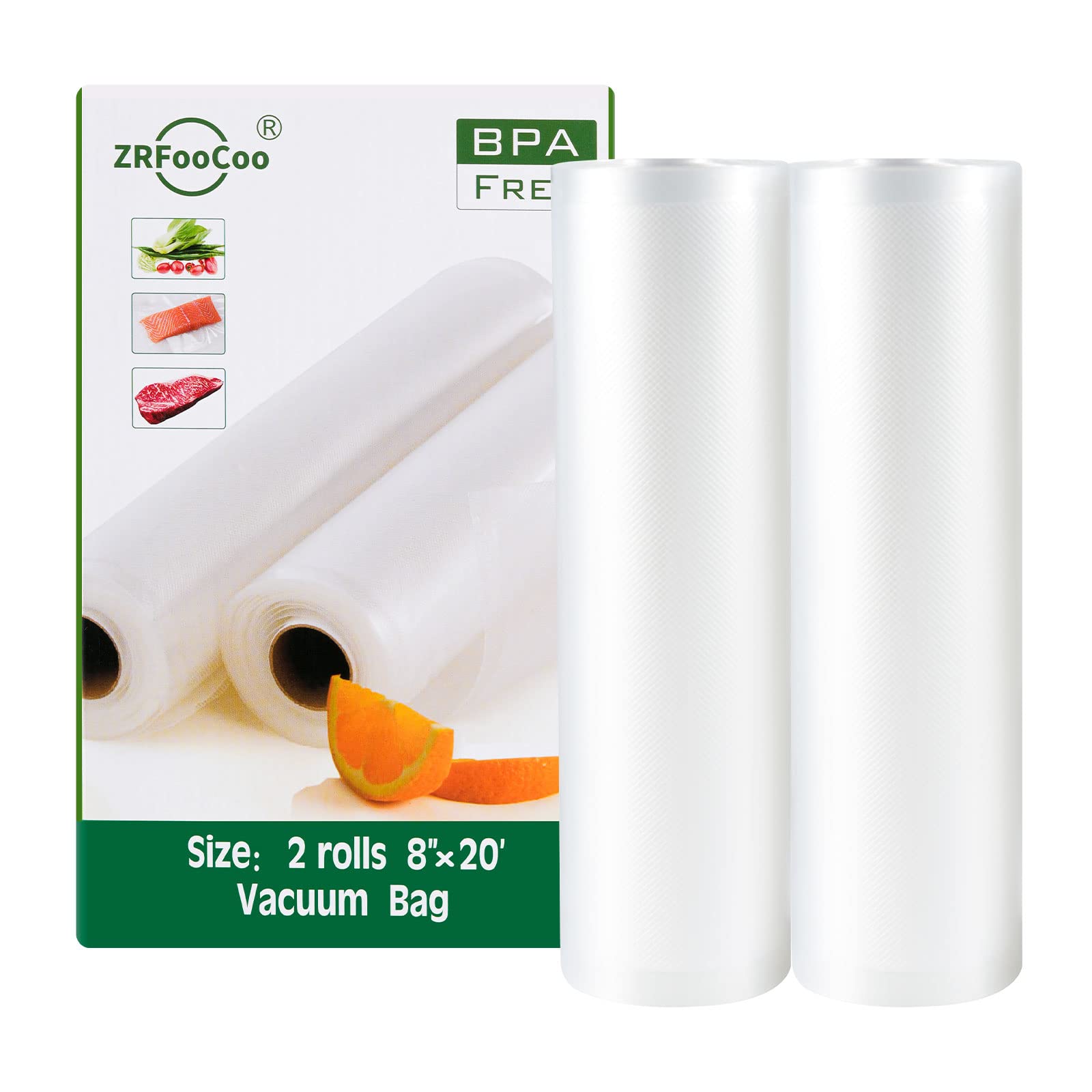 Nutri-Lock BPA Free Vacuum Sealer Bags Rolls - 8