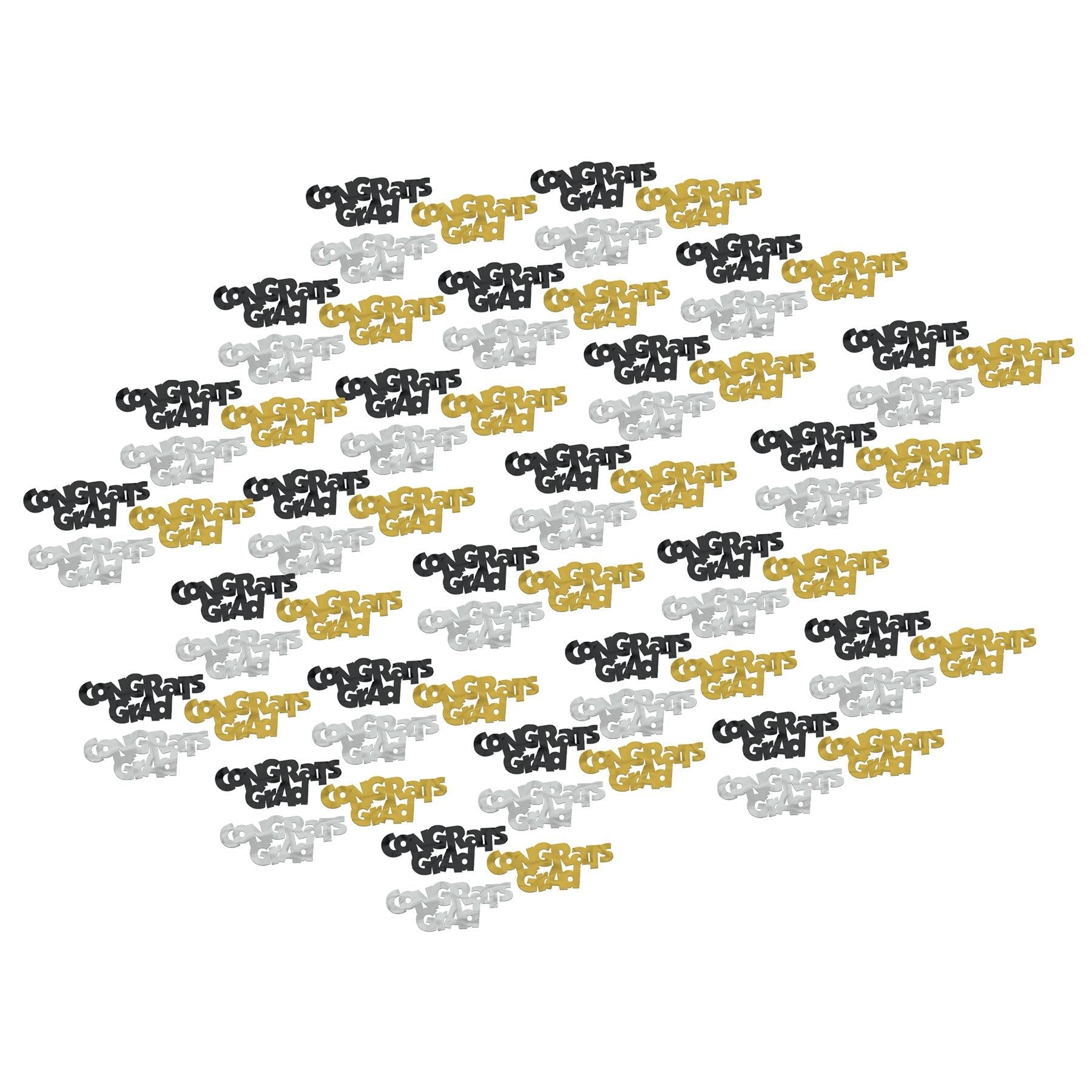 12 Pack Beistle Jumbo Congrats Grad Graduation Party Confetti - Bulk Graduation Decorations for Party Supplies, Cap & Gown Celebrations, Commencement Ceremony Decor