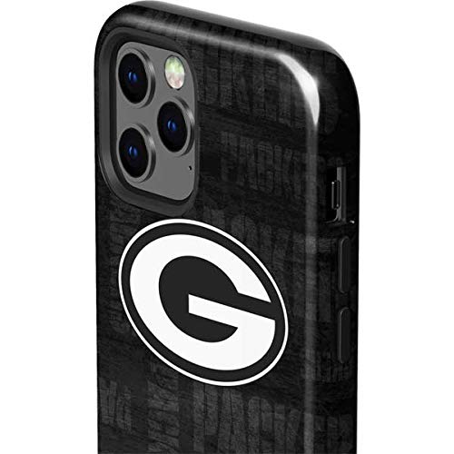 Officially Licensed NFL Green Bay Packers Black & White Impact Phone Case for iPhone 12 Pro - Durable Protection with Stylish Team Design - Perfect for Game Day & Everyday Use