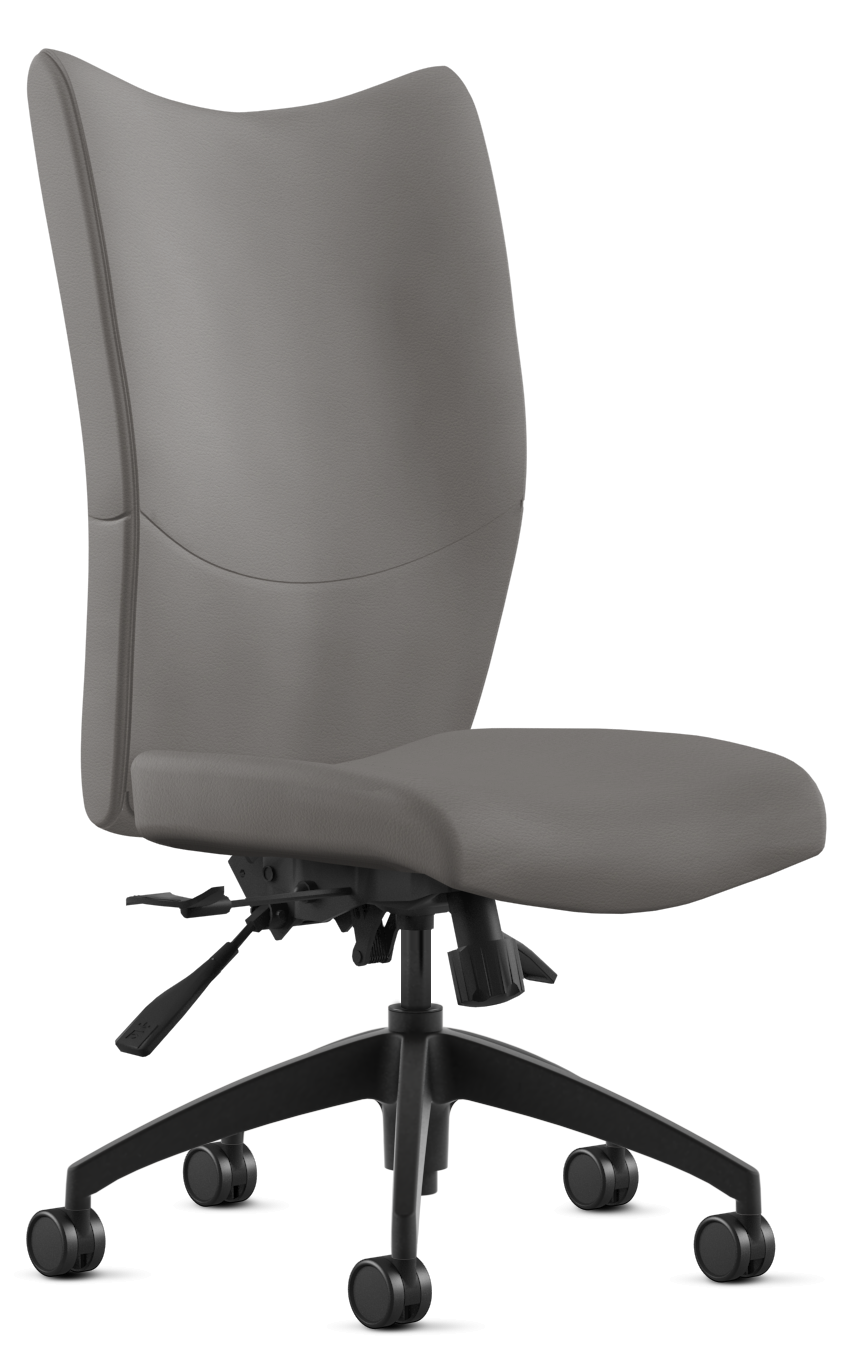 9 to 5 Bristol High Back Executive Office Chair with Adjustable Rocking Tilt & Dual Wheel Casters for Carpet or Hard Floor - Ergonomic Desk Chair for Home Office, Gaming & Workspace Comfort
