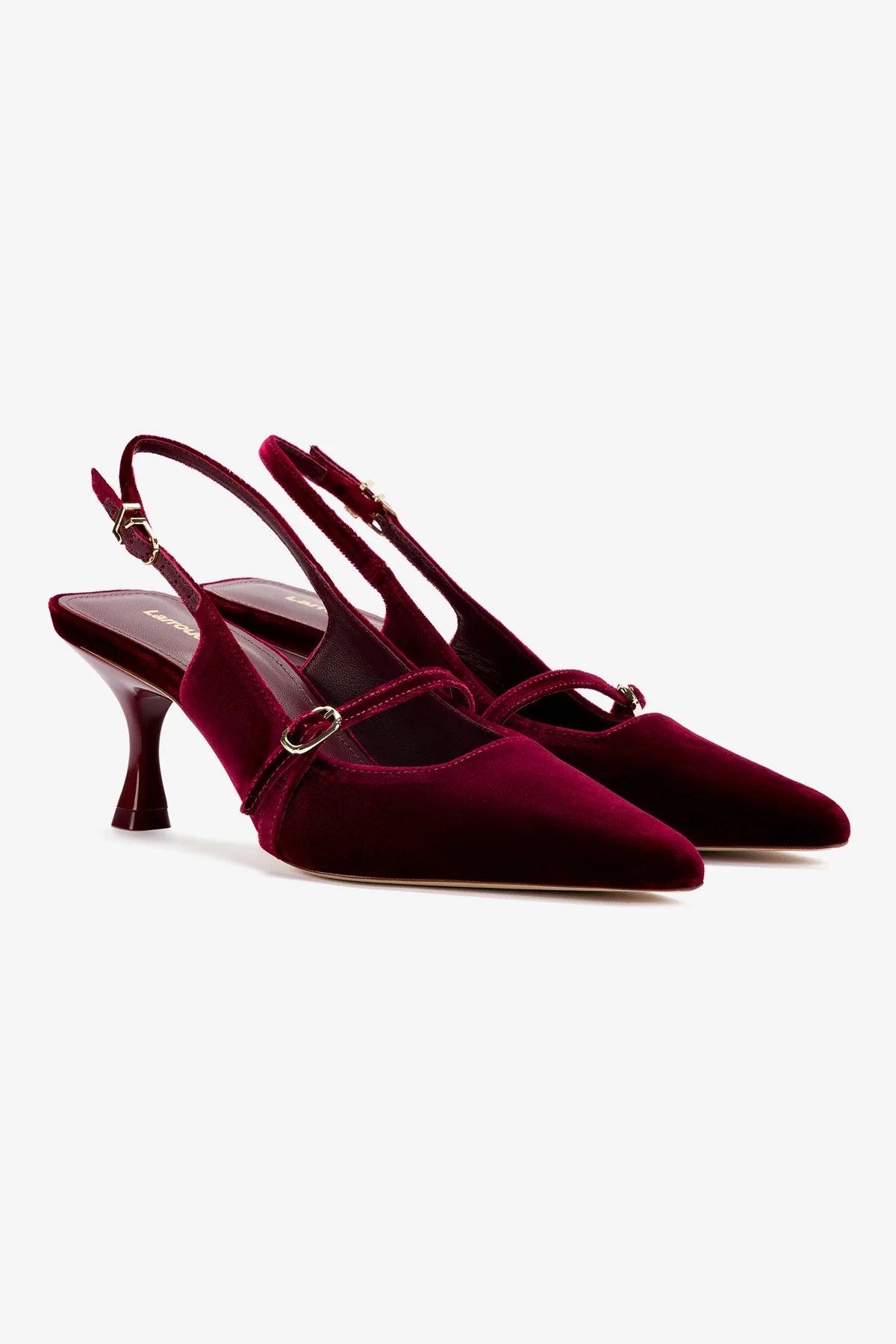 Ines Pump Women's Shoes - Elegant Wine Velvet Heels for Parties, Weddings & Special Occasions