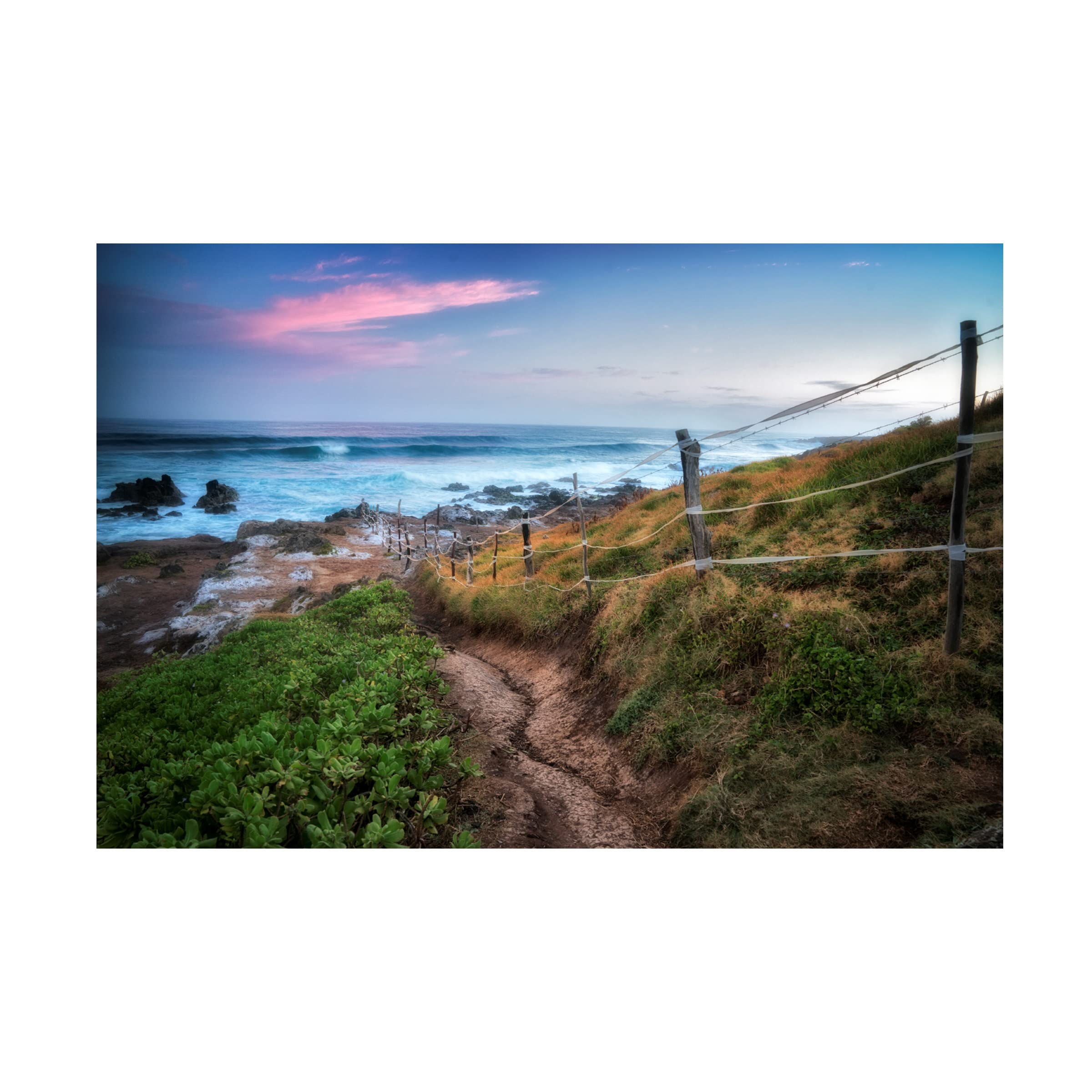 Dennis Frates 'Paths' Canvas Wall Art - Handmade Landscape Painting for Home & Office Decor - Perfect for Living Room, Bedroom, or Office Wall Decor