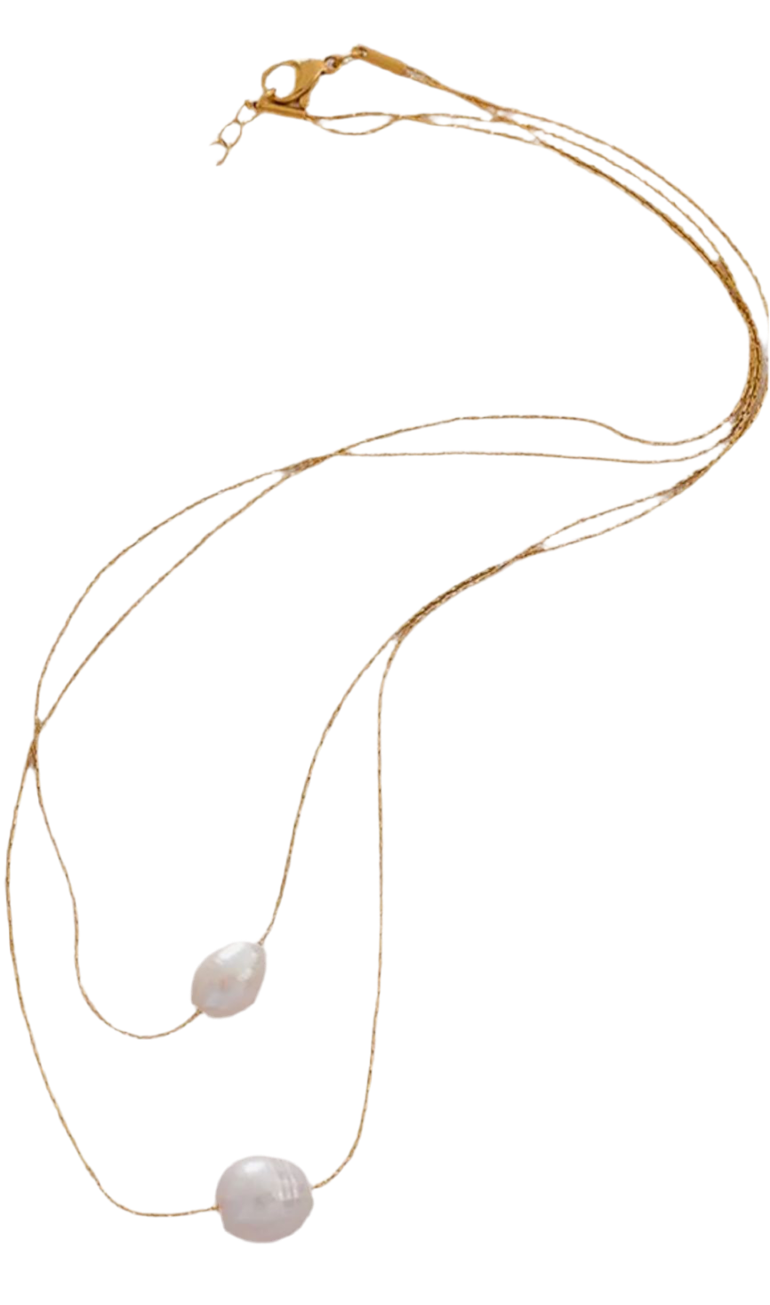 Luxury Pearl Necklaces for Women - Elegant Freshwater Pearl Jewelry Gift for Wedding, Party & Special Occasions
