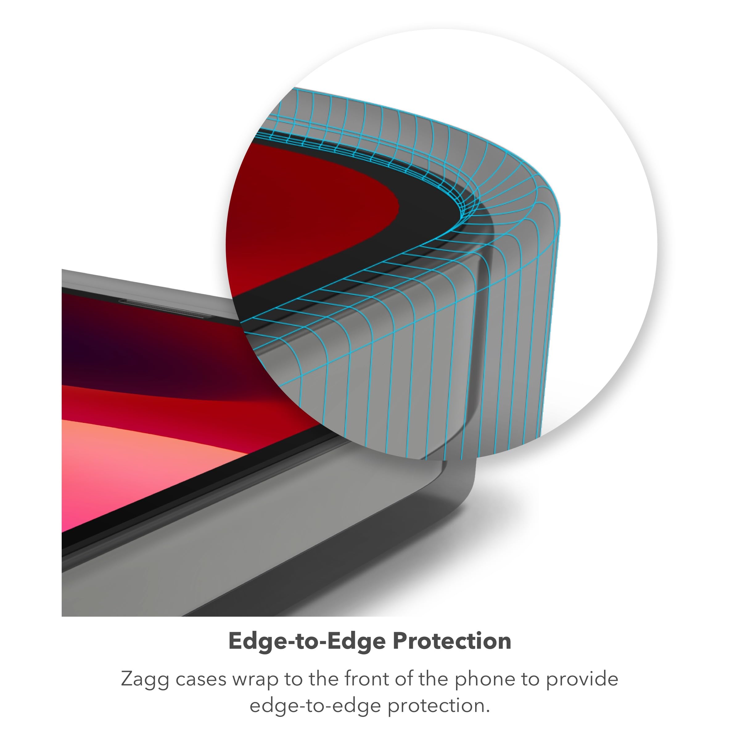 ZAGG Luxe Snap iPhone 15 Pro Max Case - Protective Slim MagSafe Phone Cover with 10ft Drop Protection | Durable Graphene Material | Lightweight Shockproof Design | Perfect for Work, Travel & Outdoor Activities (Black)