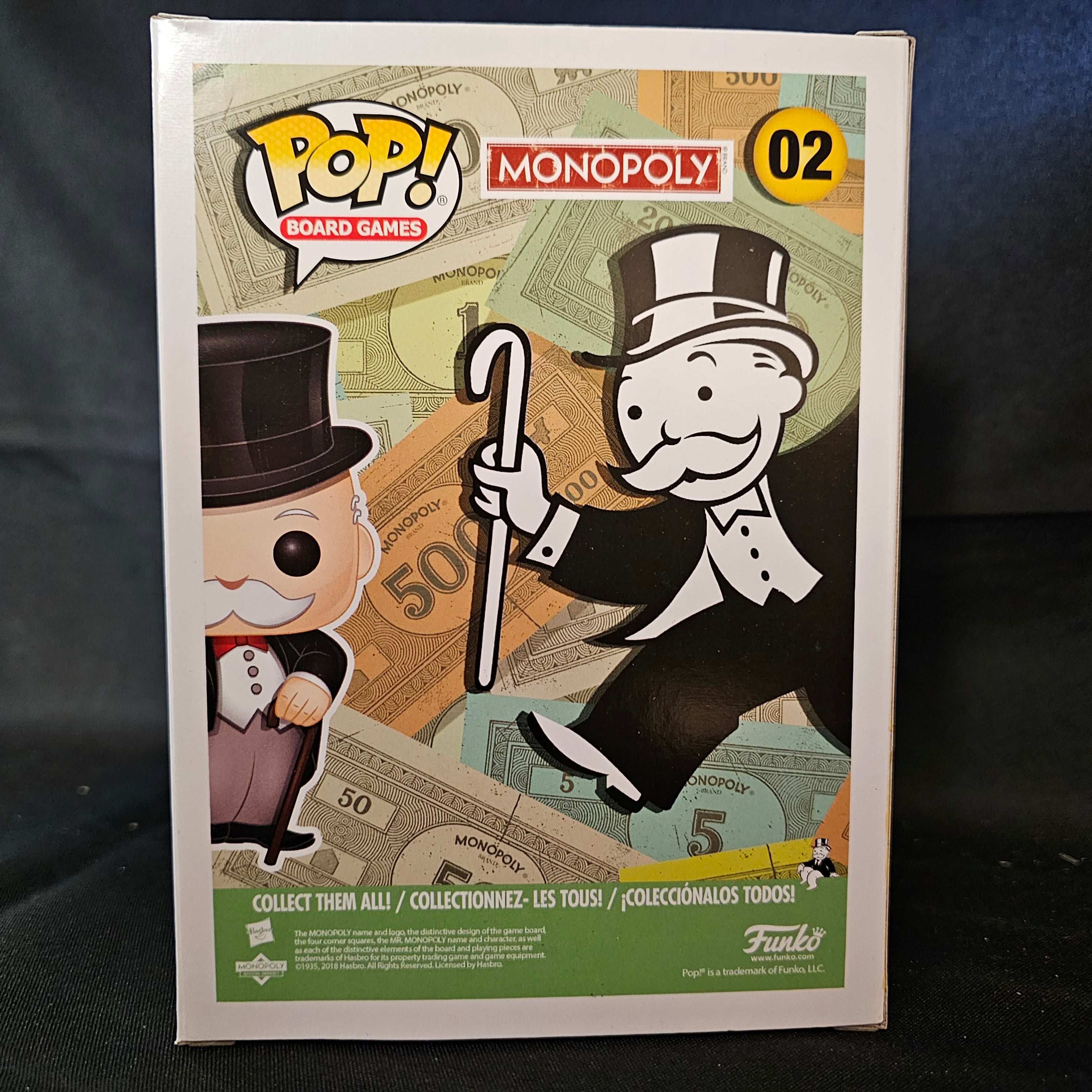 Funko Pop! Vinyl Figure - Mr. Monopoly with Money Bag Board Game Collectible | Perfect for Game Nights, Office Decor & Pop Culture Collections