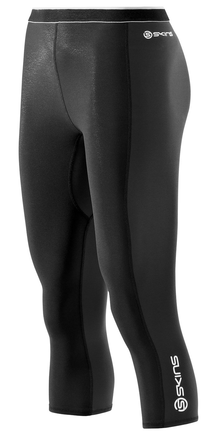 Skinss400 Women's Thermal Compression 3/4 Tights - Winter Workout & Yoga Leggings for Running, Hiking & Cold Weather Activities