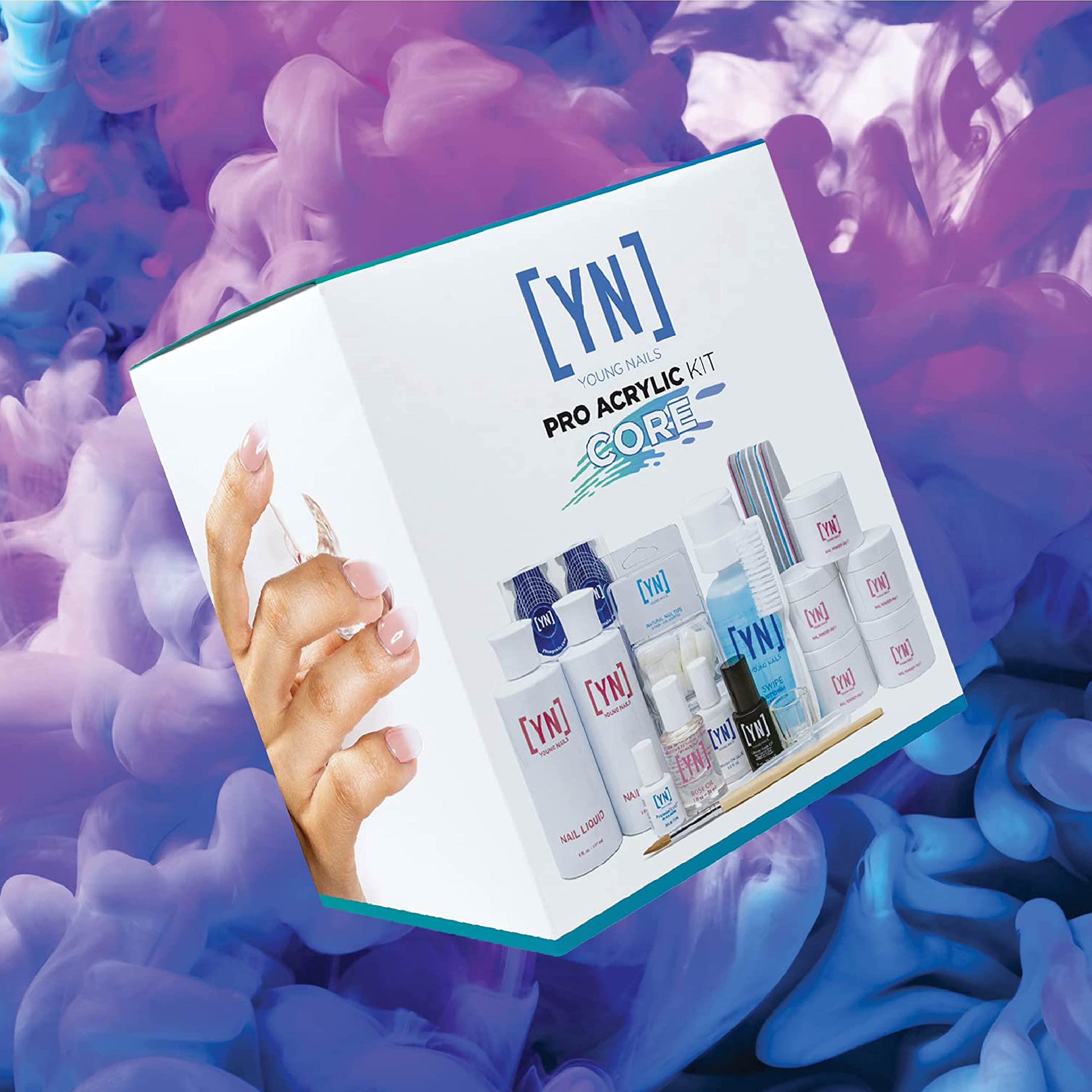 Young Nails Professional Kit - Complete Home Manicure Set for Beginners & Nail Artists | DIY Gel Polish, Acrylic Nails & Nail Art Tools | Perfect for Salon, Home Spa & Gift Giving