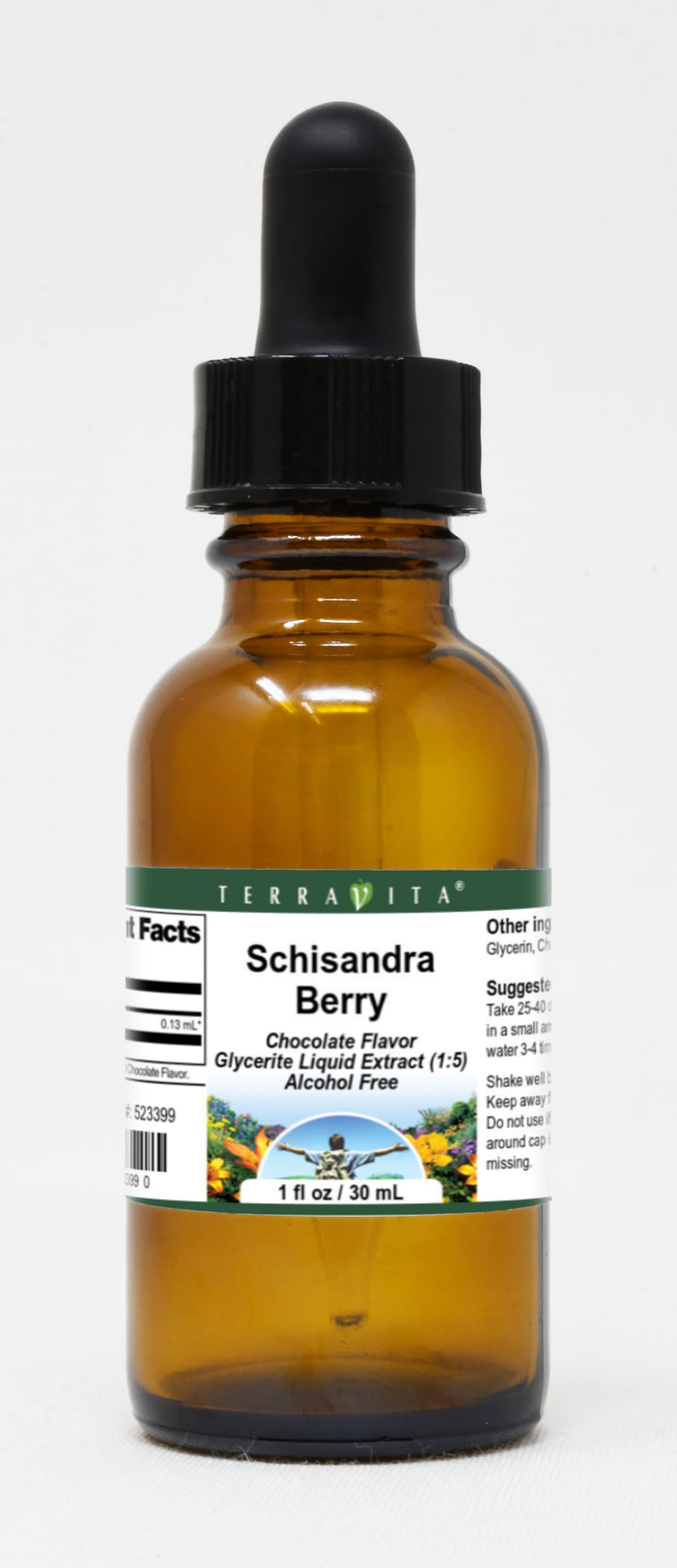 Organic Schisandra Berry Glycerite Liquid Extract (1:5) - Chocolate Flavored 1 oz | Natural Adaptogen Supplement for Stress Relief & Energy Boost | Perfect for Smoothies, Tea & Wellness Drinks