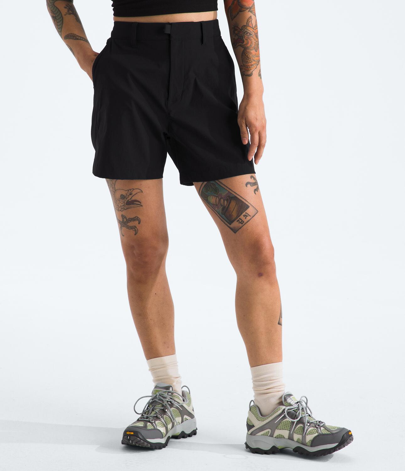 Women's Basin 5 Shorts - Comfortable Athletic Shorts for Running, Yoga & Workout | High Waist Breathable Activewear for Gym & Casual Wear