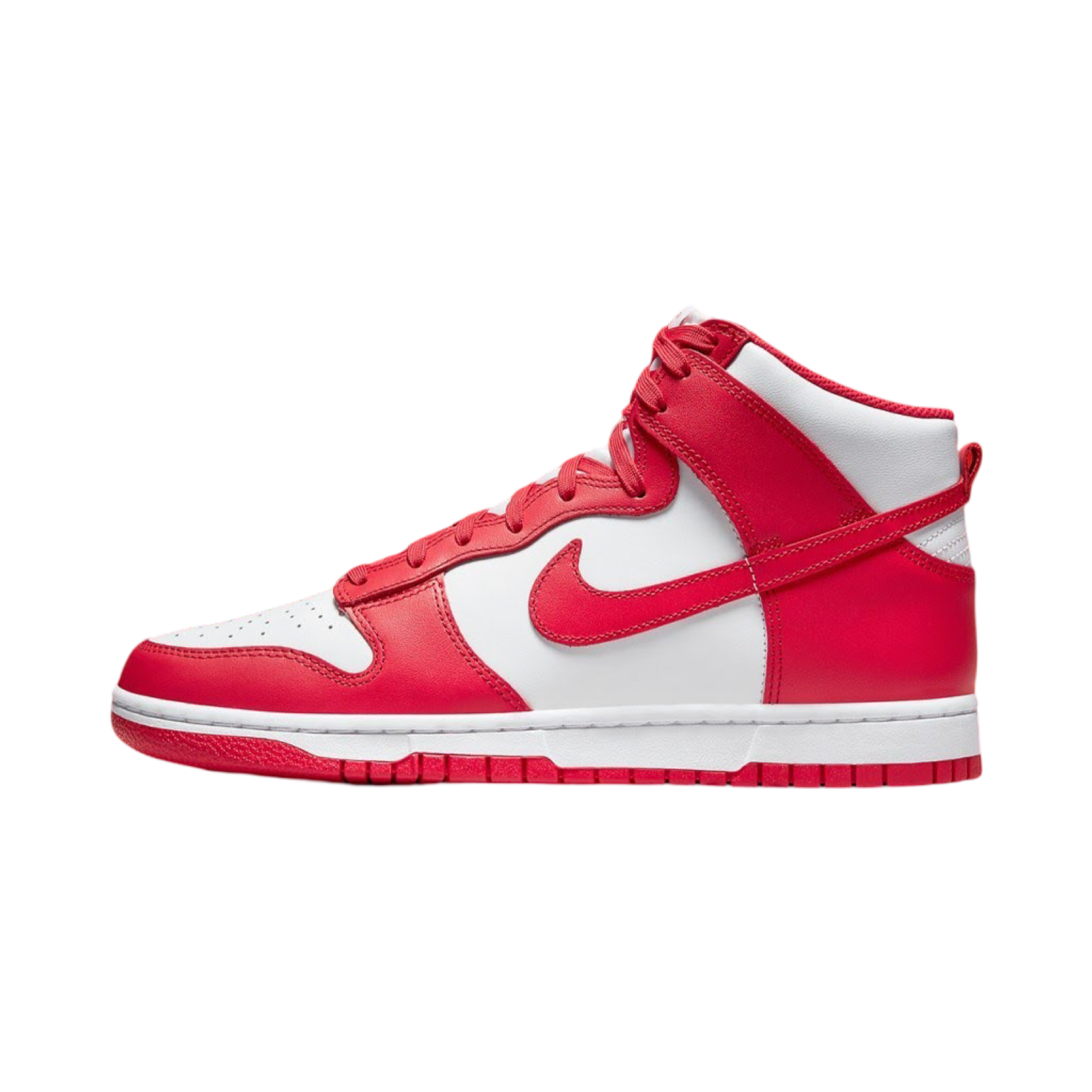 Nike Dunk High (GS) Championship White University Red - Kids' Basketball Shoes for School & Casual Wear
