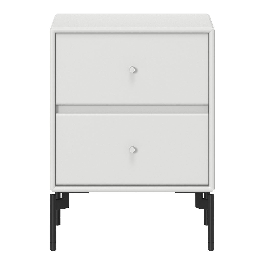 Modern Wooden Drift Bedside Table with Sturdy Legs - Perfect for Bedroom, Living Room, or Office Nightstand