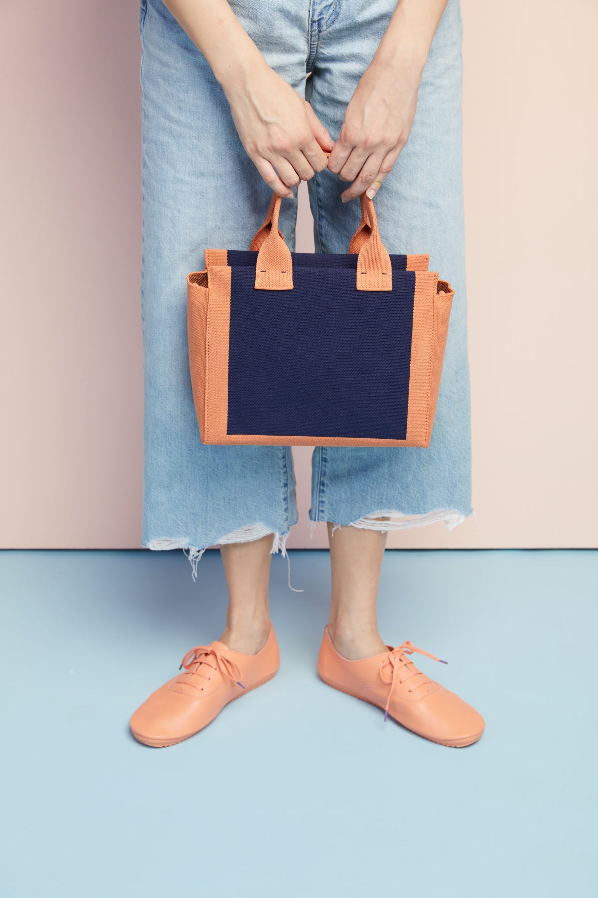 ANEW M Bag - Stylish Navy Coral Crossbody Purse for Women | Fashionable Shoulder Bag for Daily Use, Work, Travel & Shopping
