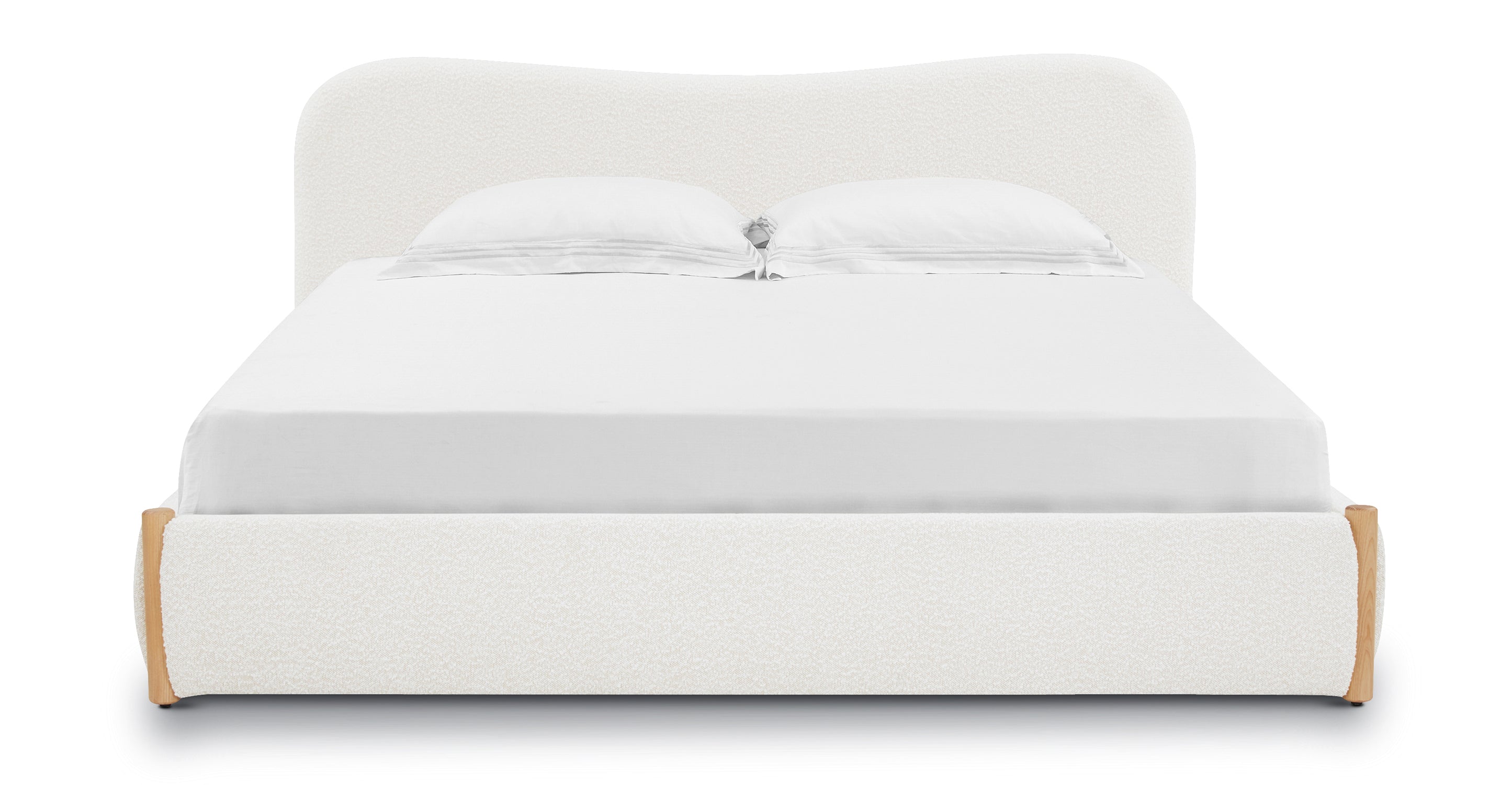 Hayde Bed - Queen Size Platform Bed Frame with Headboard, Modern Wooden Bed Frame for Bedroom, Sturdy & Easy Assembly - Perfect for Master Bedroom, Guest Room, or Dorm