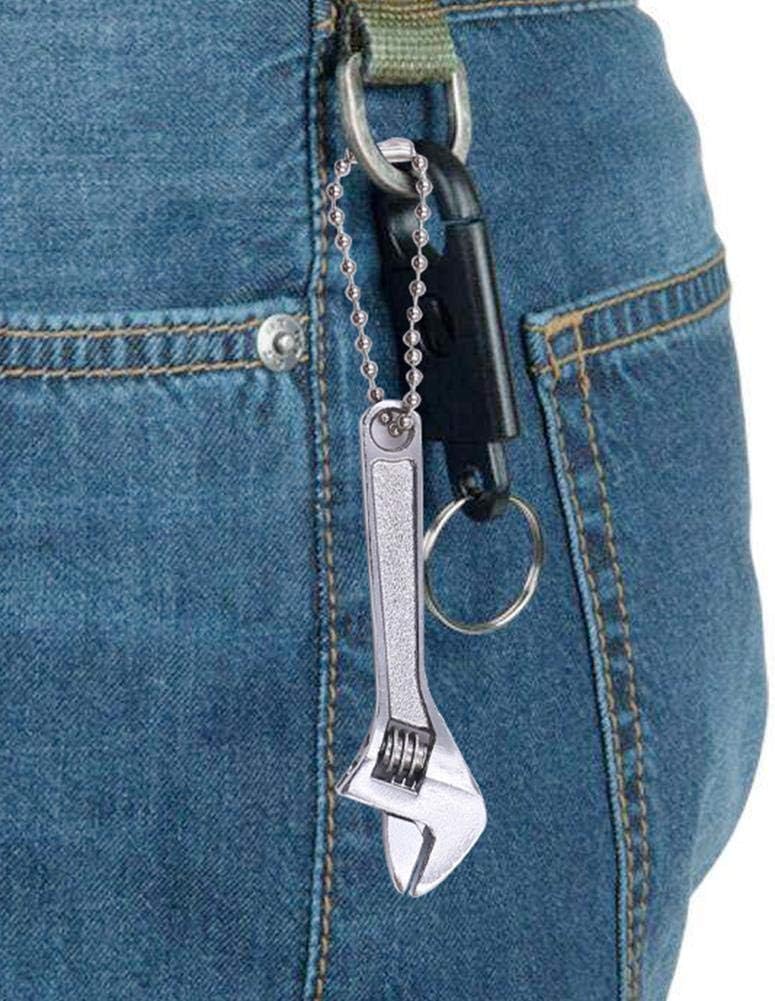 1Pc Mini Adjustable Wrench - Small Shifting Spanner for Tightening & Loosening Nuts & Bolts - Compact Repair Tool for Home, Auto & Bike Maintenance - Perfect for DIY Projects & Emergency Fixes
