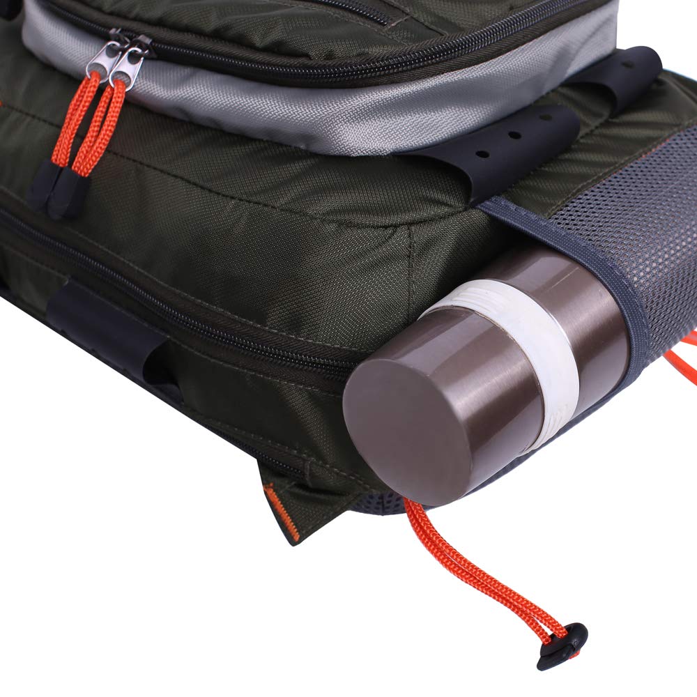 **Kylebooker Fly Fishing Sling Pack - Waterproof Shoulder Bag for Tackle Storage - Perfect for Fly Fishing, Hiking & Outdoor Adventures**