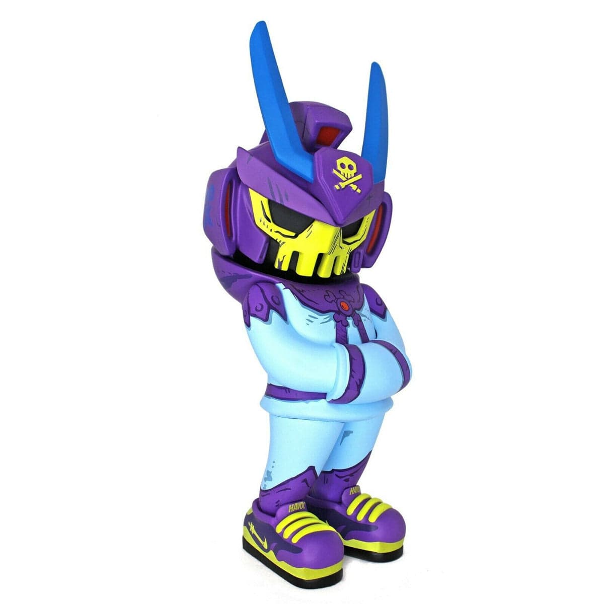 SkellaTEQ MEGA TEQ63 Action Figure - Limited Edition by Trashbury x Martian Toys x Quiccs - Collectible Designer Toy for Display & Urban Art Collections