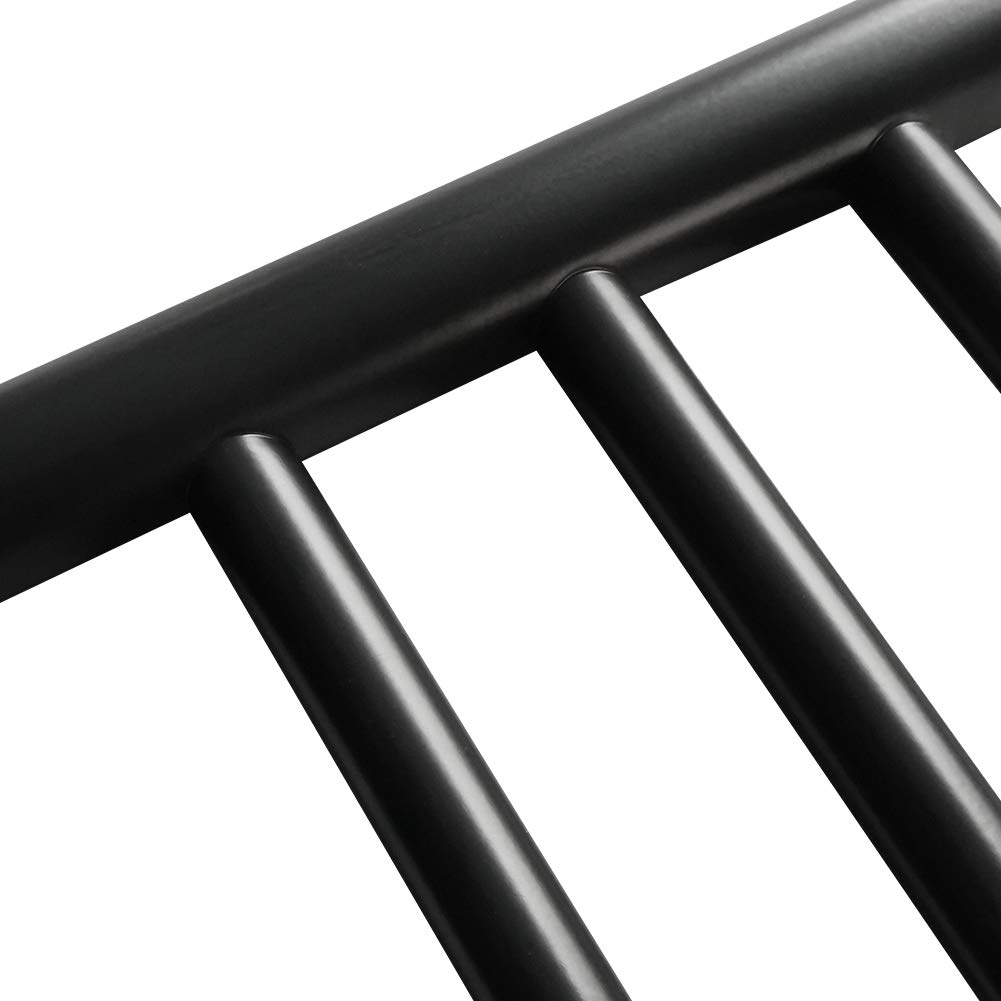 HEATGENE Hardwired Heated Towel Rack - Wall Mounted Bathroom Towel Warmer in Matte Black | Fast Warming for Spa, Luxury Hotels & Home Use